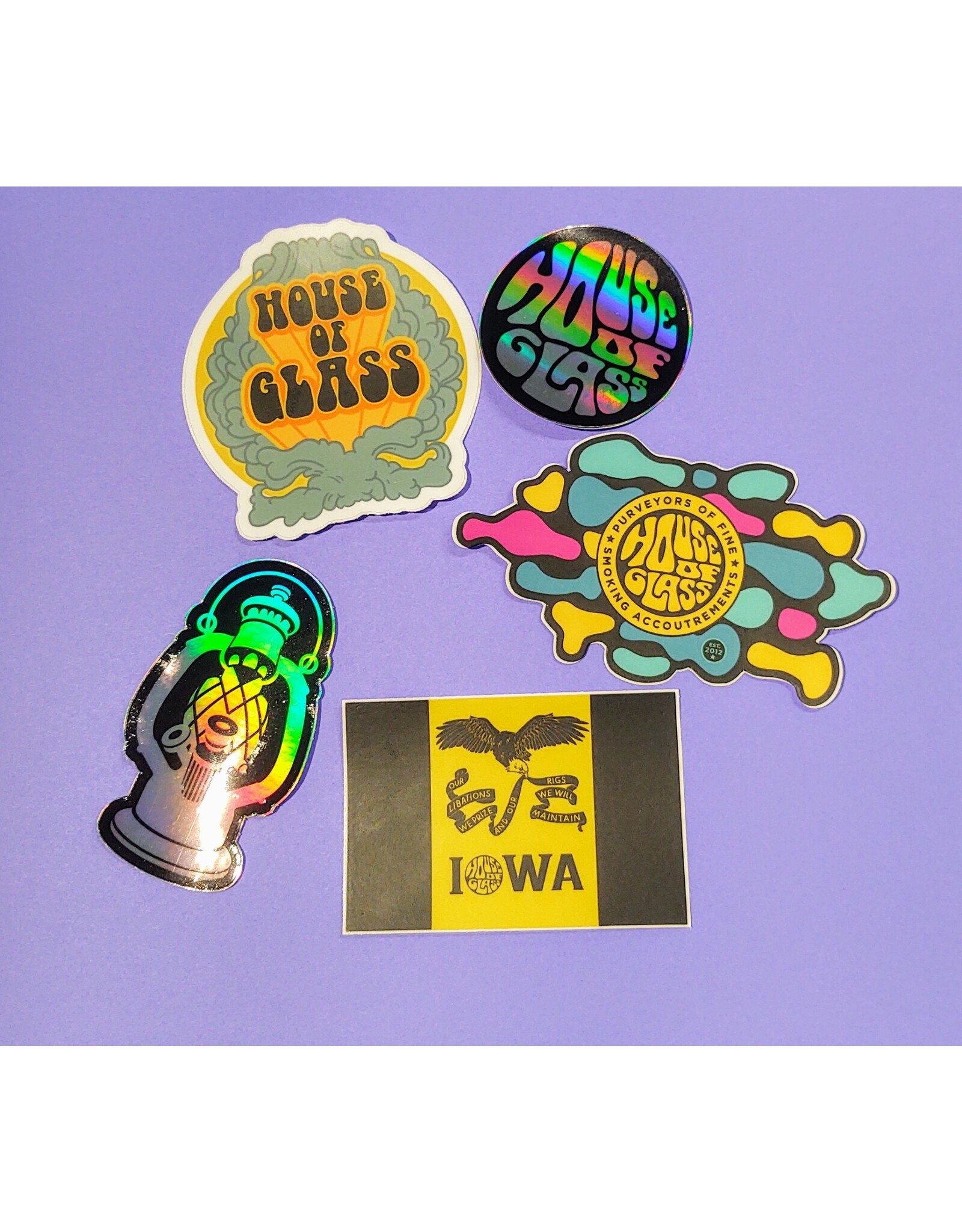 House of Glass Sticker Slap Pack - House of Glass Stickers