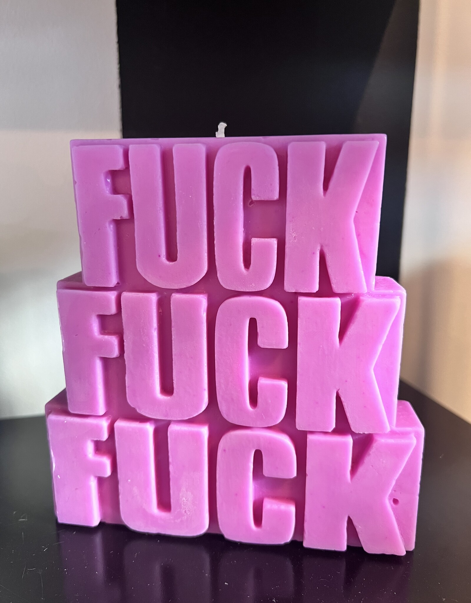 Fuck Fuck Fuck Pink Candle