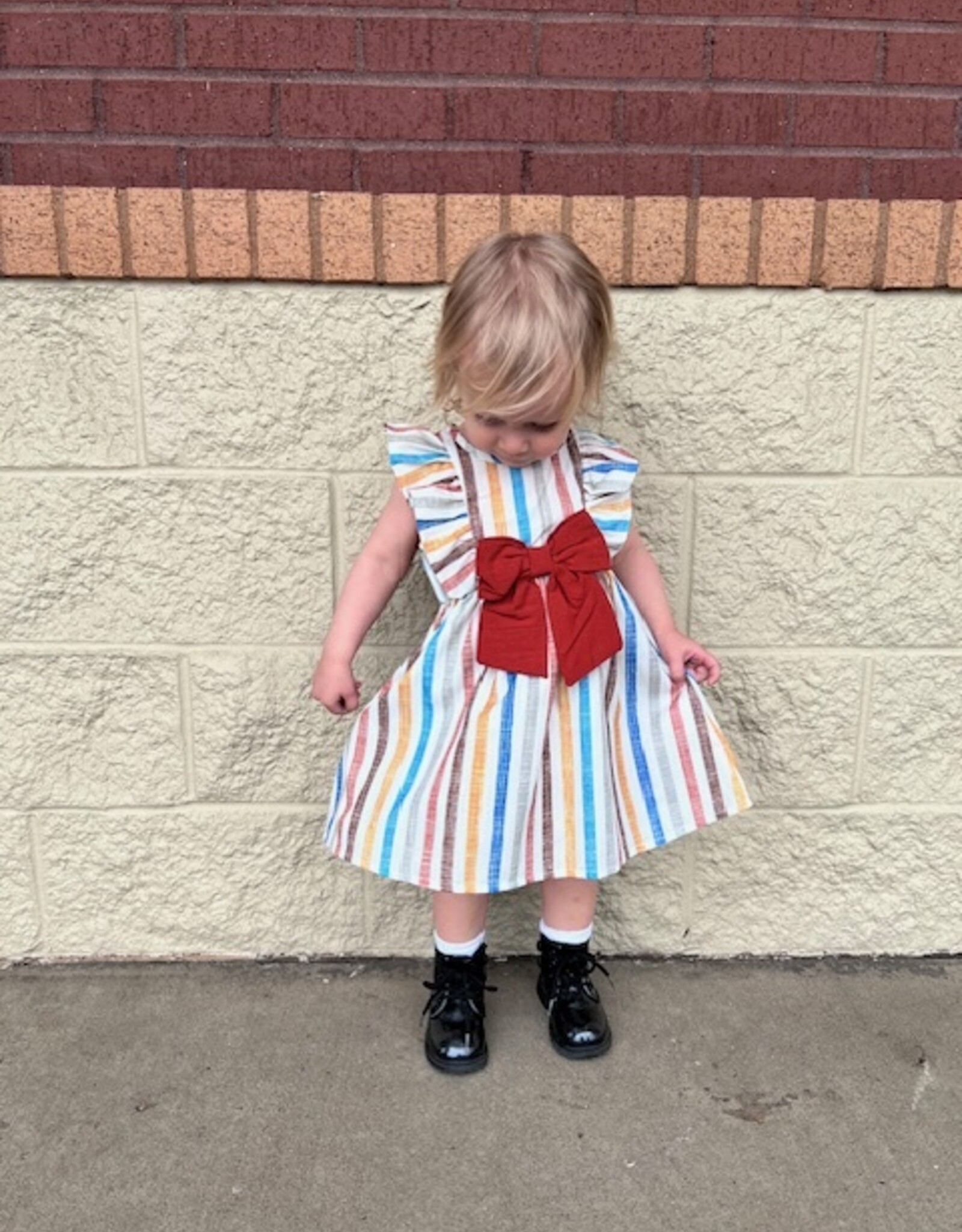 Stripe Bow Dress