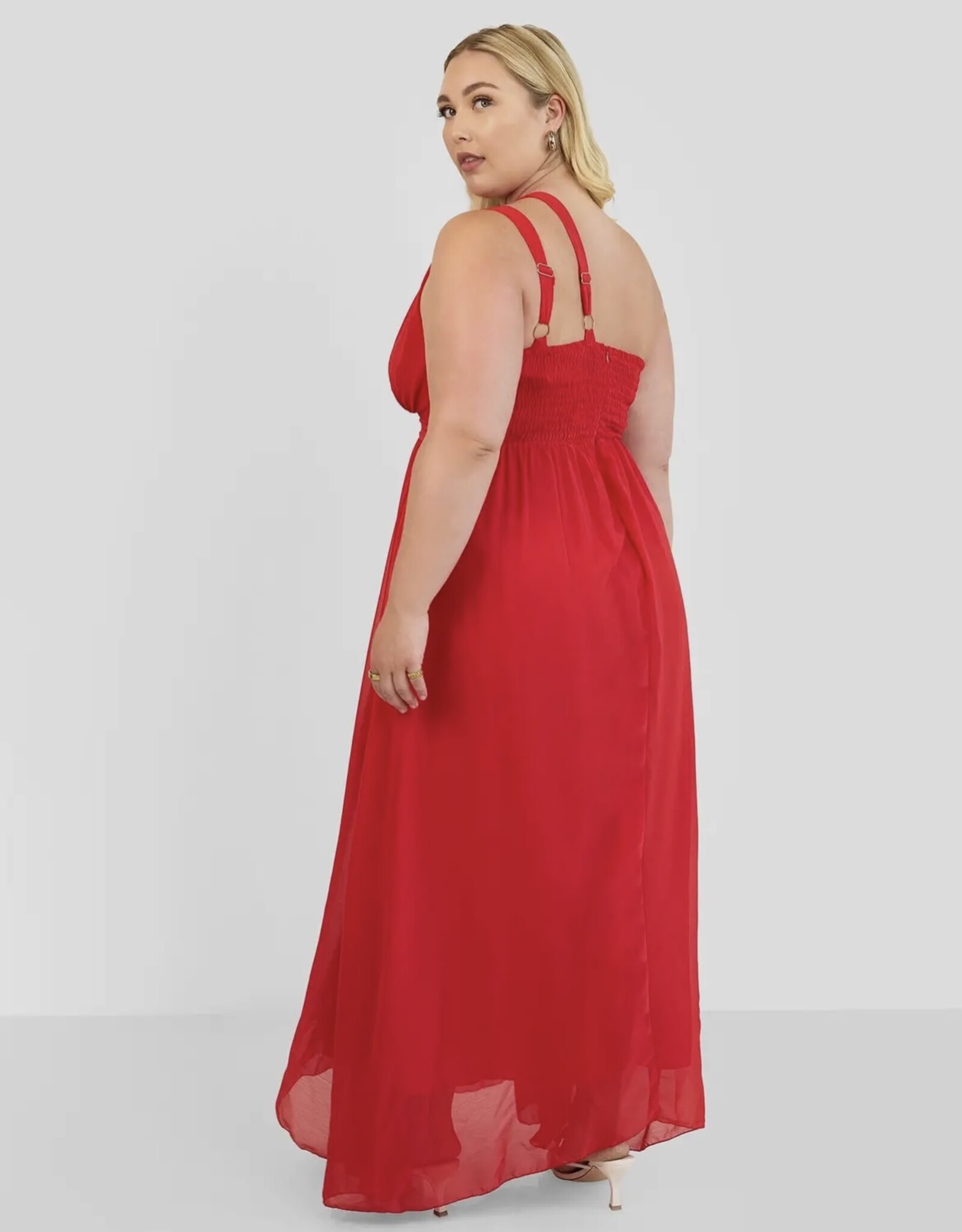 Reddolls Georgia Chiffon One Shoulder Dress