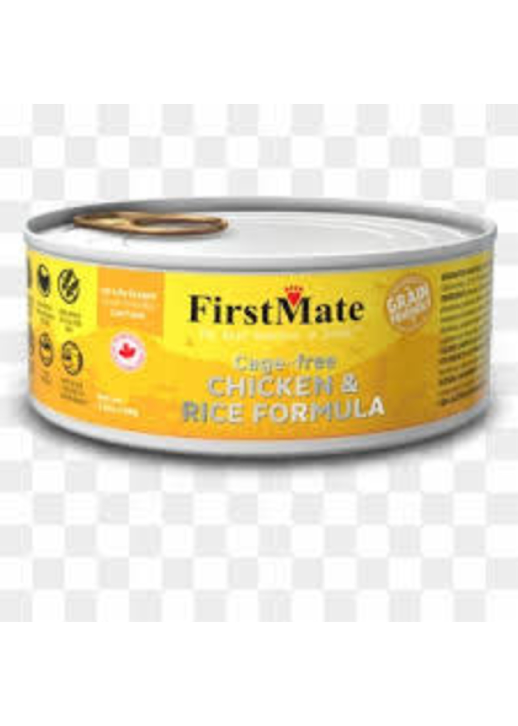 FirstMate FirstMate -Grain Friendly Cage Free Chicken/Rice Cat 5.5oz