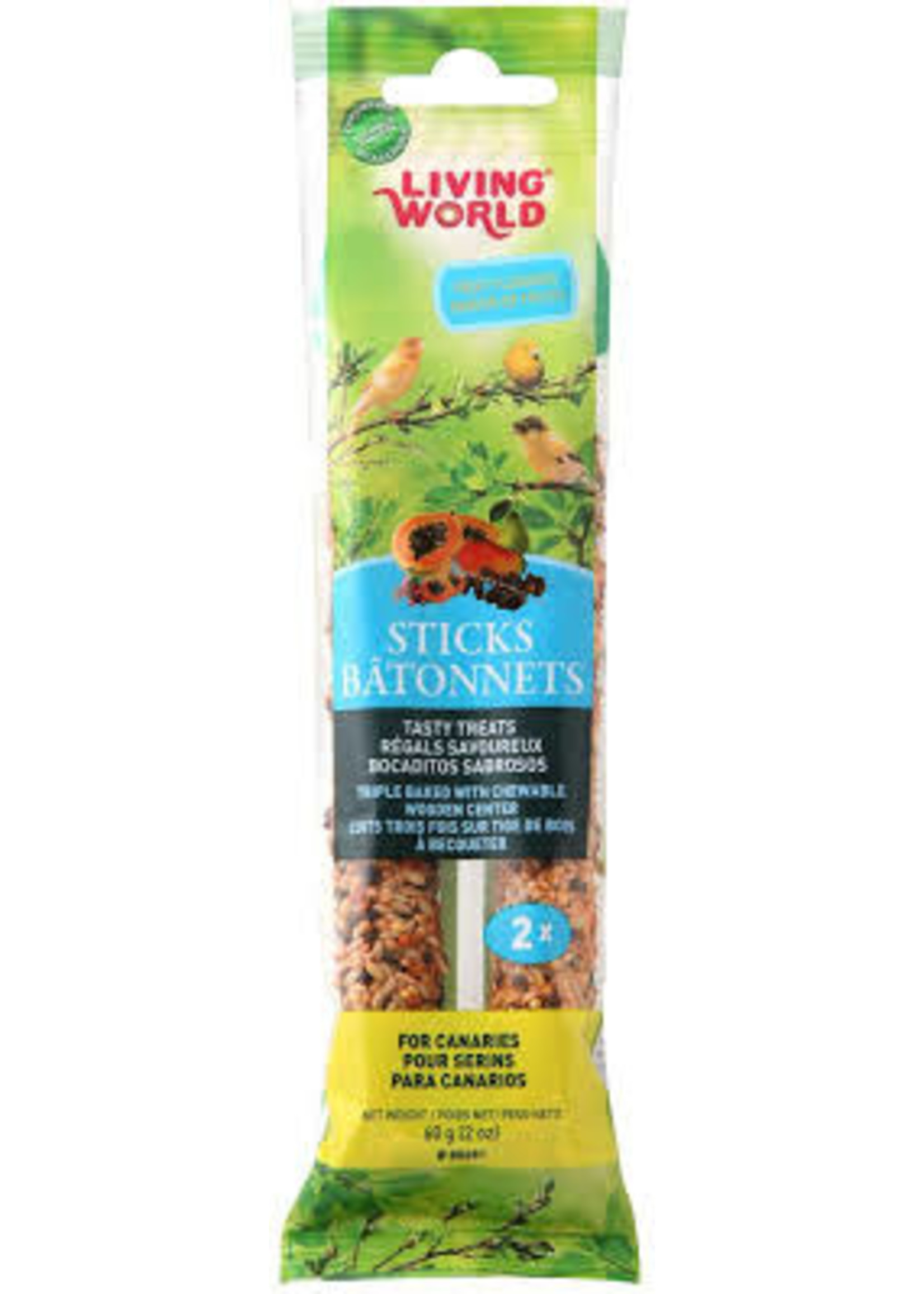 Living World Living World - Canary Fruit Stick 2pk