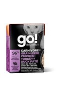 GO! Go! - Carnivore Chicken, Turkey & Duck Cat 6.4oz