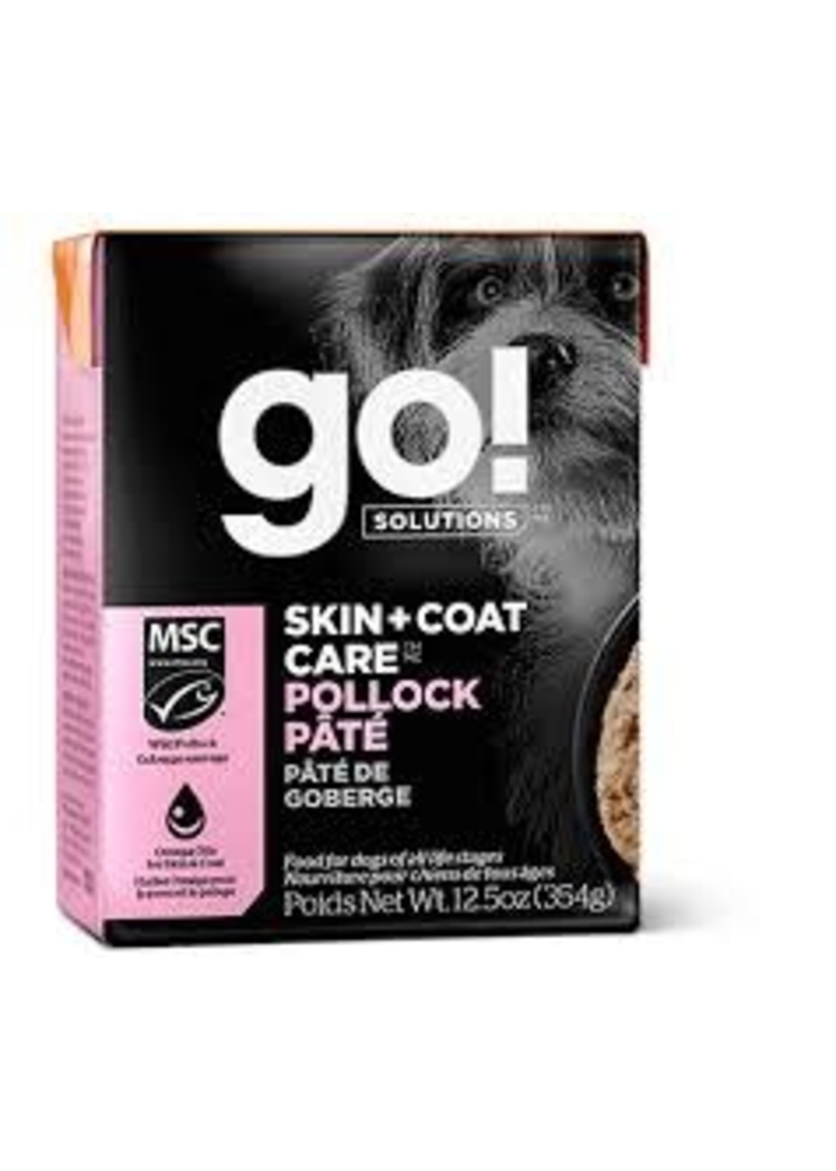GO! Go! - Skin & Coat Pollock Pate Dog 12.5oz