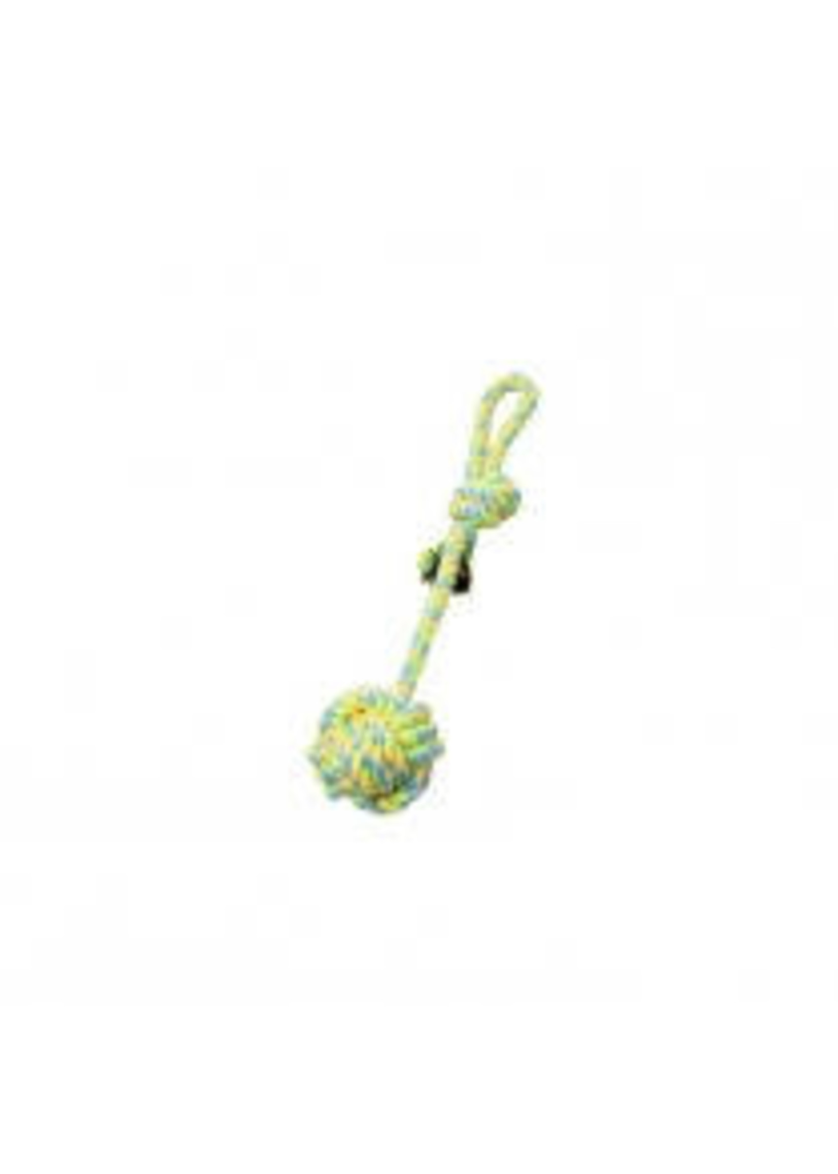 Budz Budz - Rope with Monkey Fist  with Stem & Loop  Green & Yellow