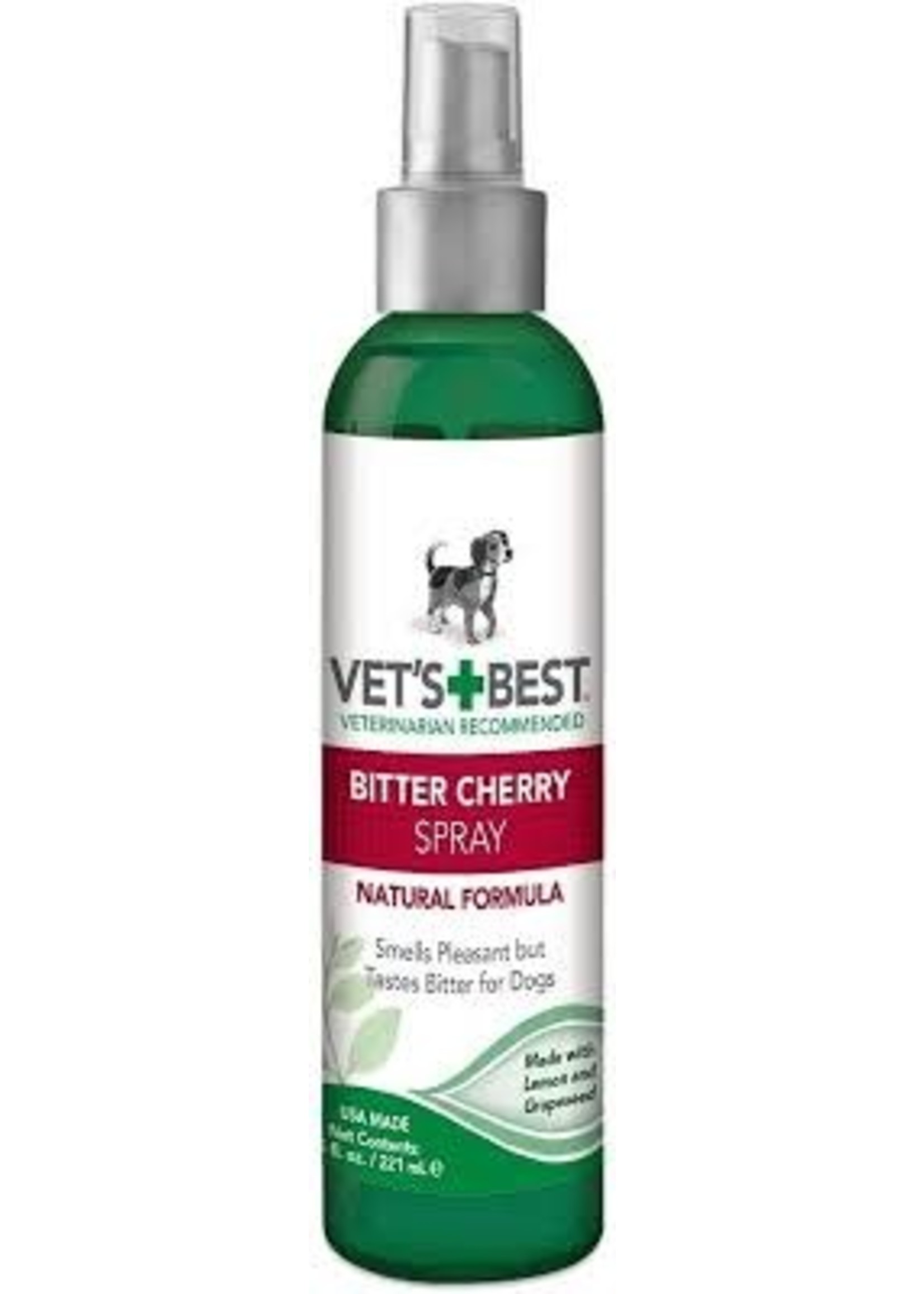 Tropiclean Vet Best - Bitter Cherry Chew Deterrent Spray Dog 7.5oz