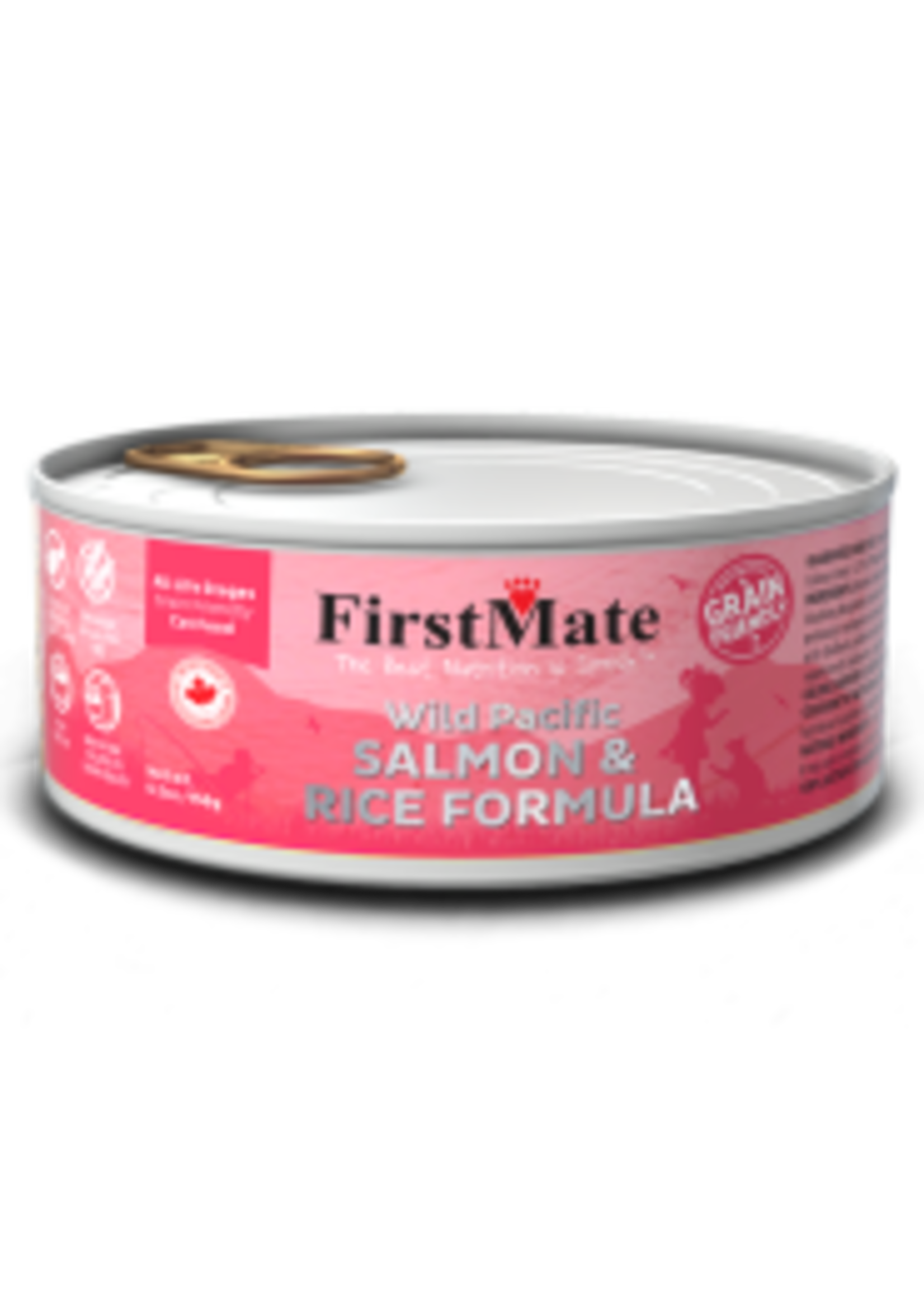 FirstMate FirstMate -Grain Friendly Wild Salmon/Rice Cat 5.5oz