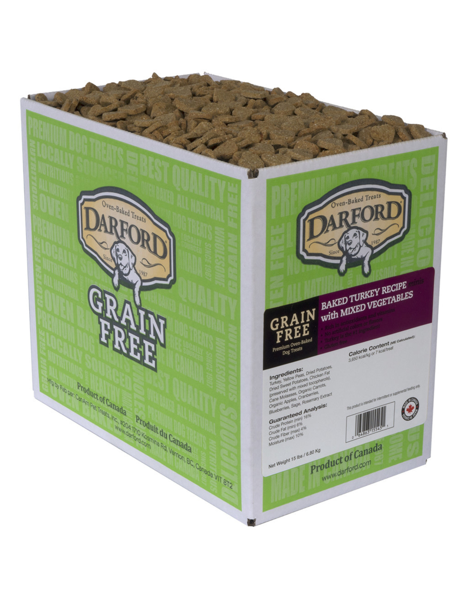 Darford Darford - Grain Free Baked Turkey Minis (per ounce)