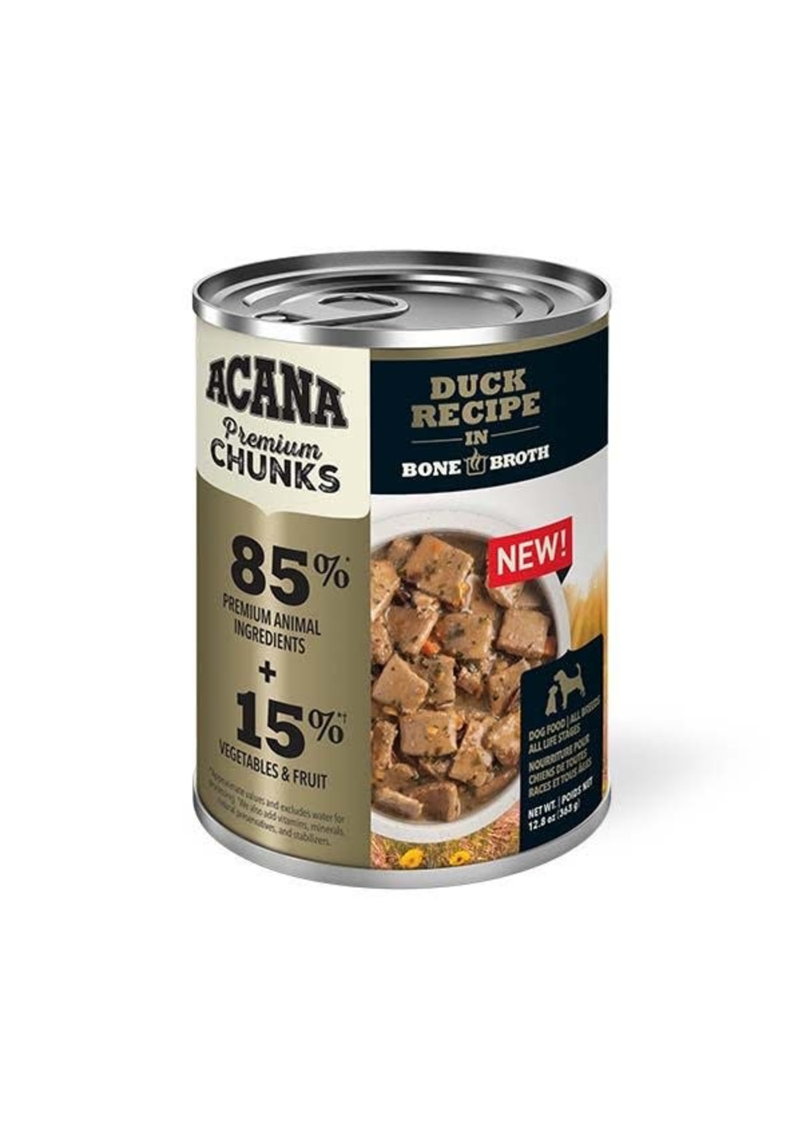 Acana Acana Premium Chunks Wet Dog Food - Duck Recipe in Bone Broth