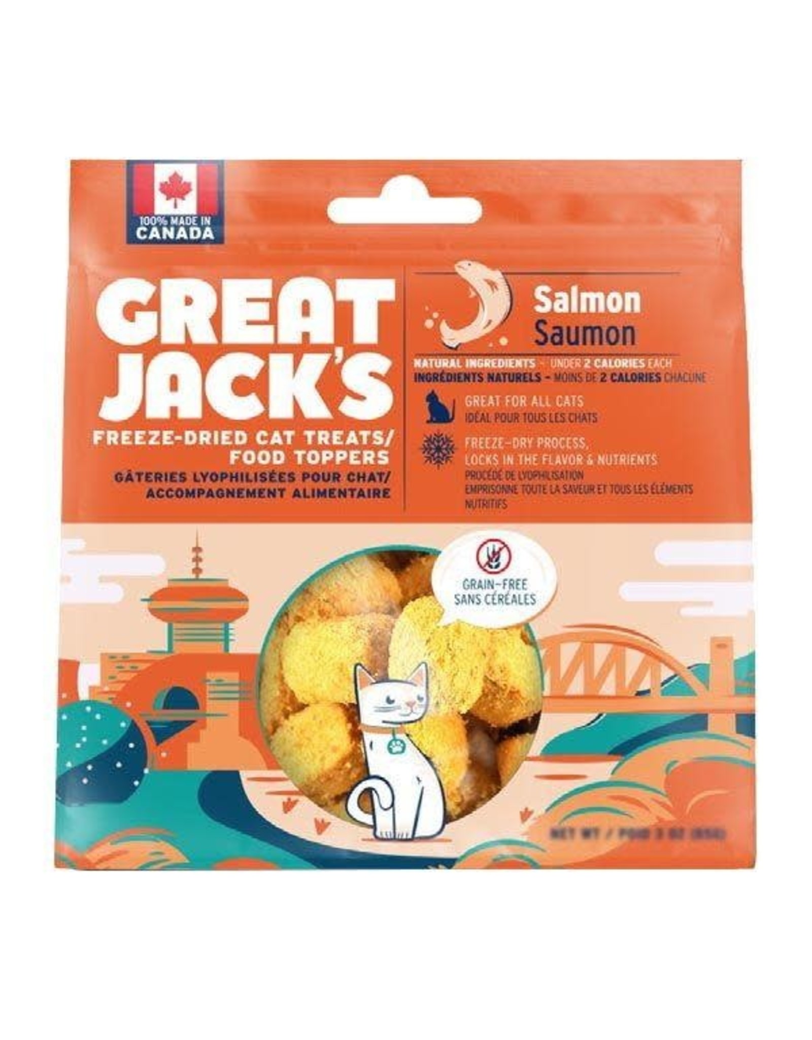Great Jacks Great Jacks Freeze Dried Cat Treats-Salmon