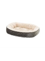 Ethical Ethical - Quilted Oval Cuddler Light Gray 26"