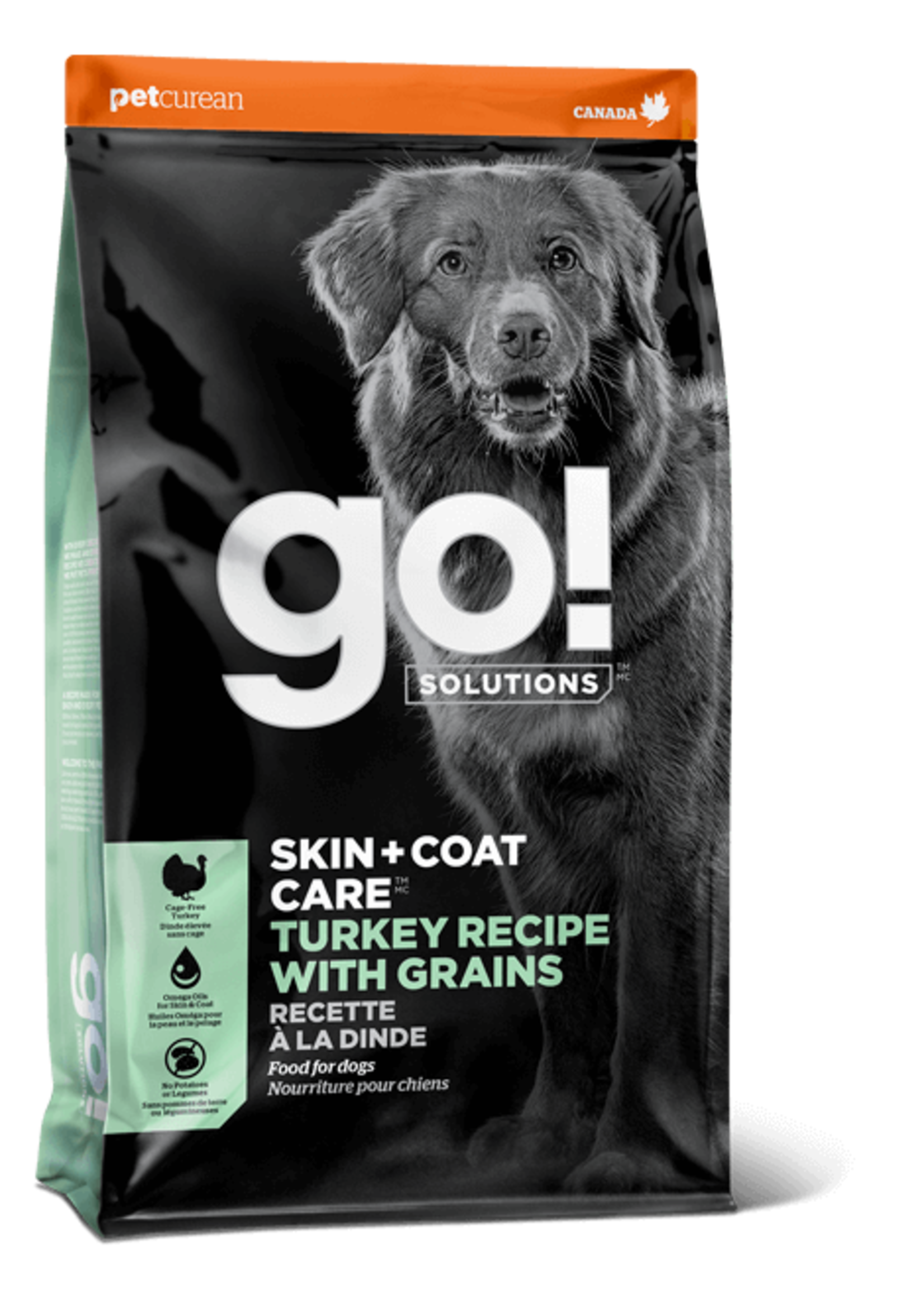 GO! GO! - Skin & Coat Turkey w/ Grain Dog