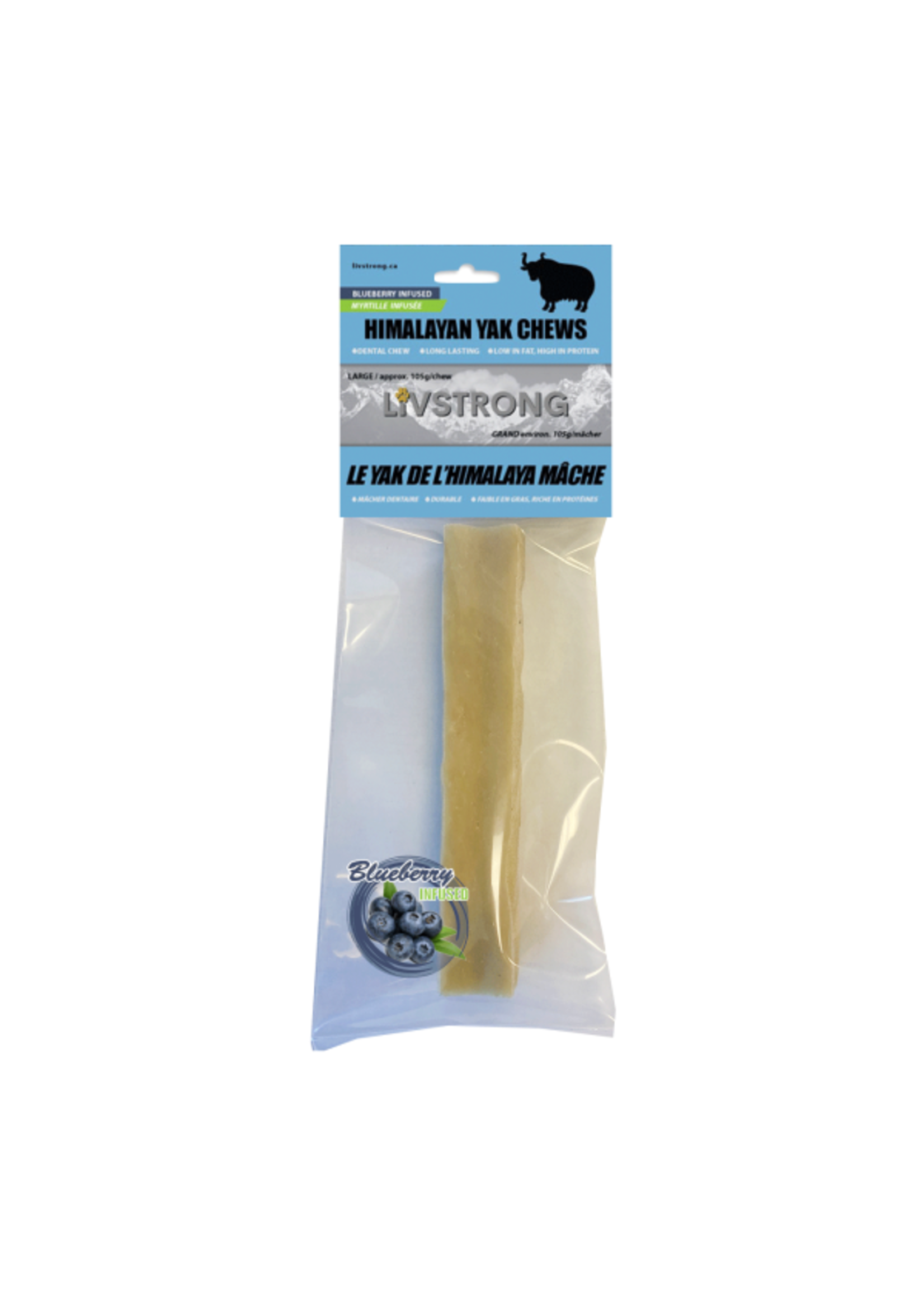 Livstrong Livstrong - Himalayan Yak Cheese Infused w/ Blueberry 105g