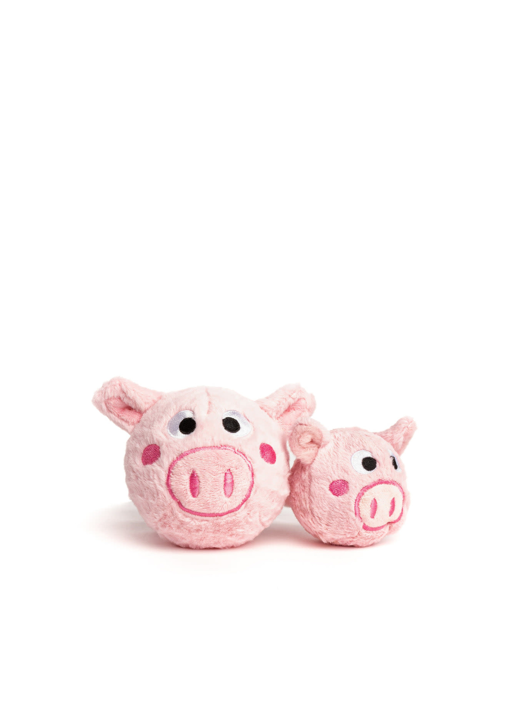 Fabdog Fabdog - Faball Squeakey Dog Toy Pig