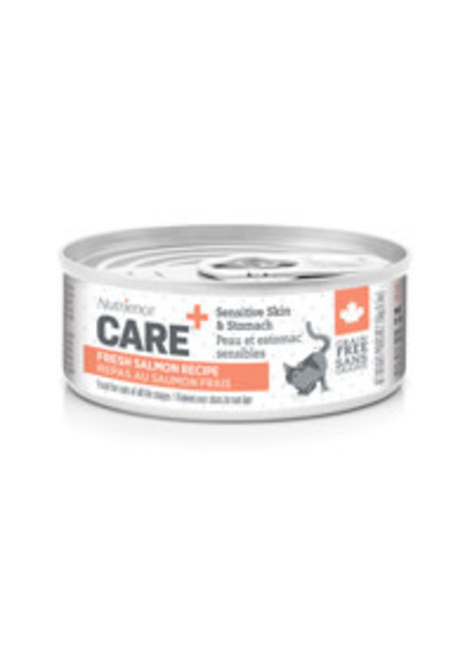 Nutrience Nutrience Care Sensitive Skin & Stomach Pâté for Cats - Fresh Salmon Recipe - 156 g (5.5 oz)
