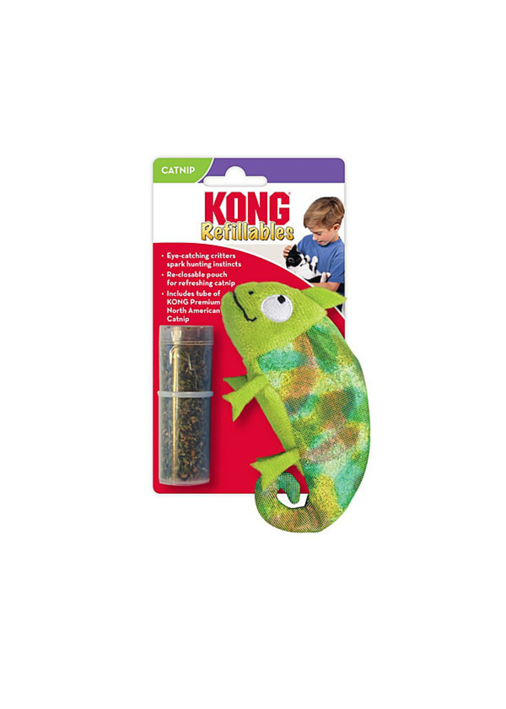 Kong Kong - Fillable Chameleon Cat