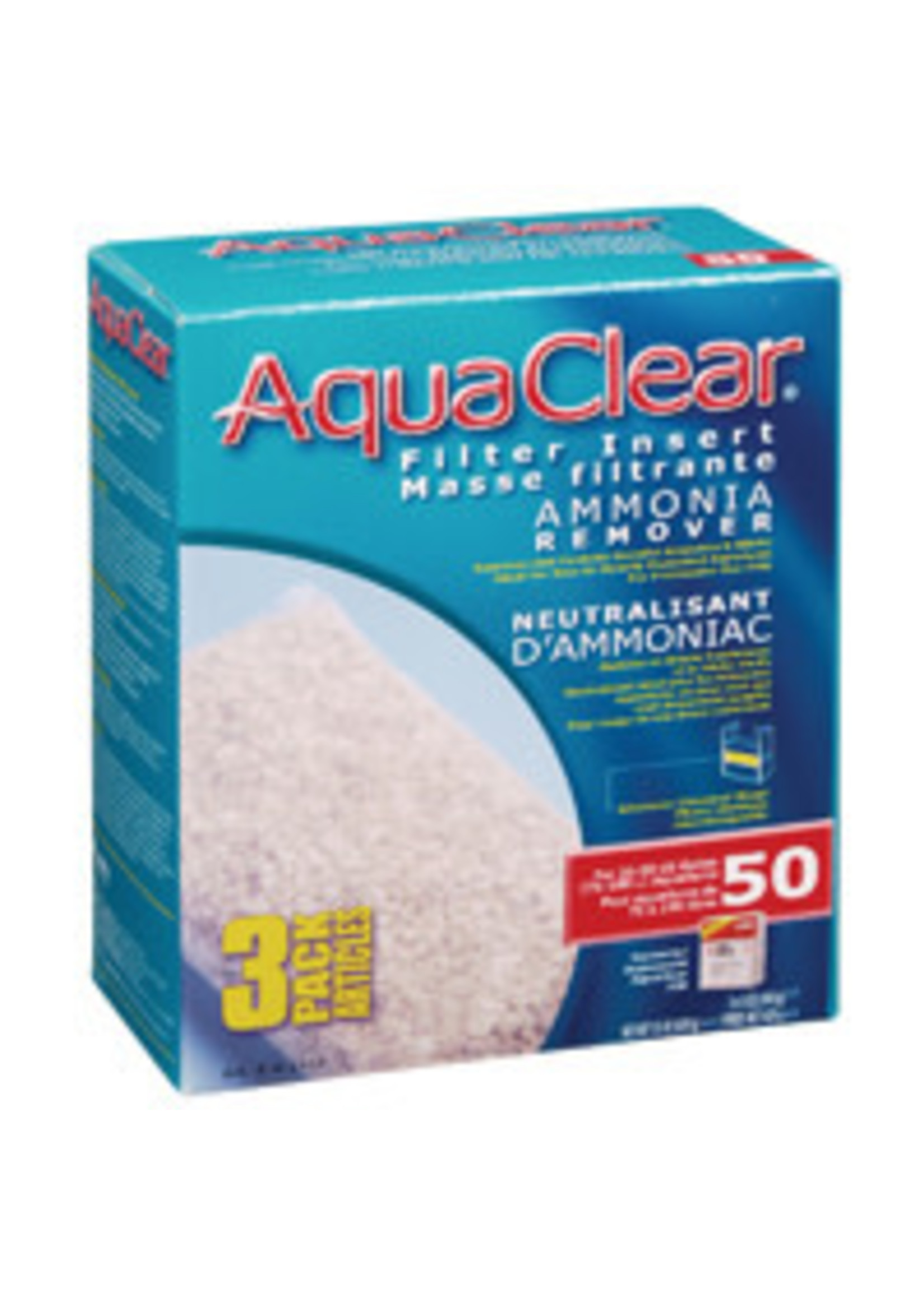 AquaClear AquaClear - 50 Ammonia Remover Filter Insert 3 pack, 429 g (15 oz)