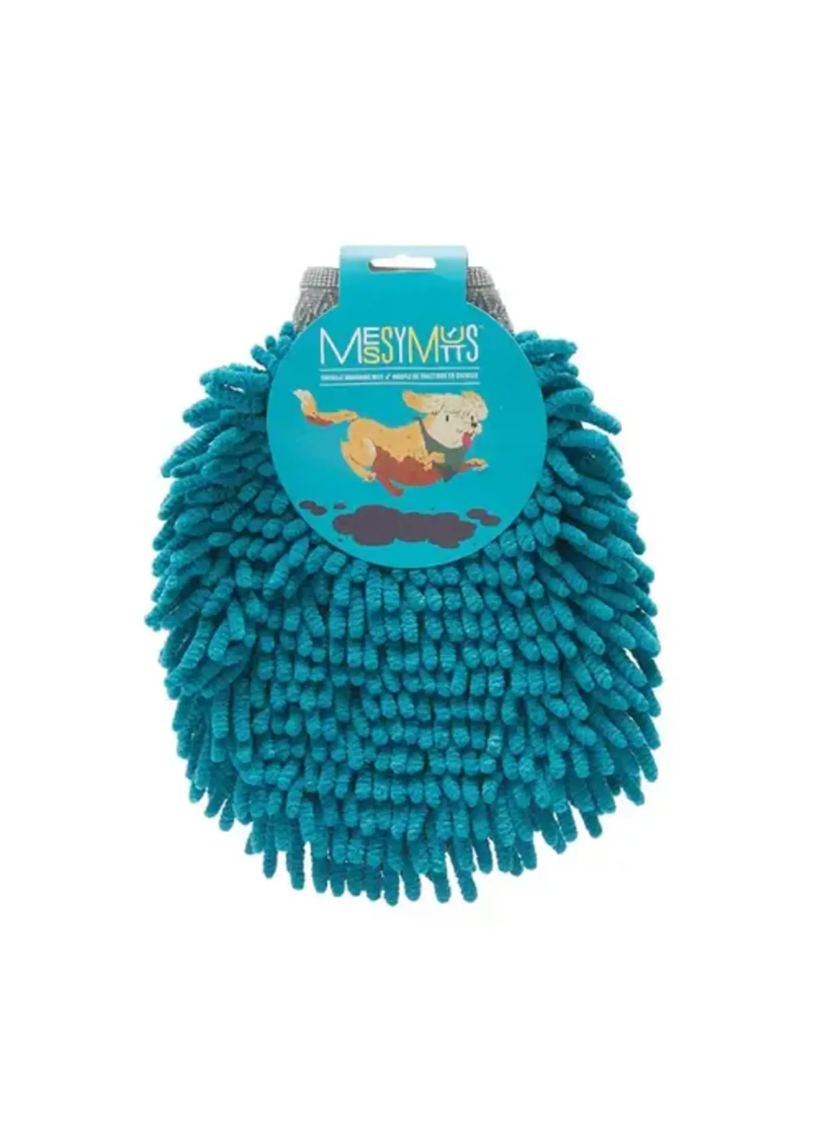 Messy Mutts Messy Mutts - Blue Grooming Mitt