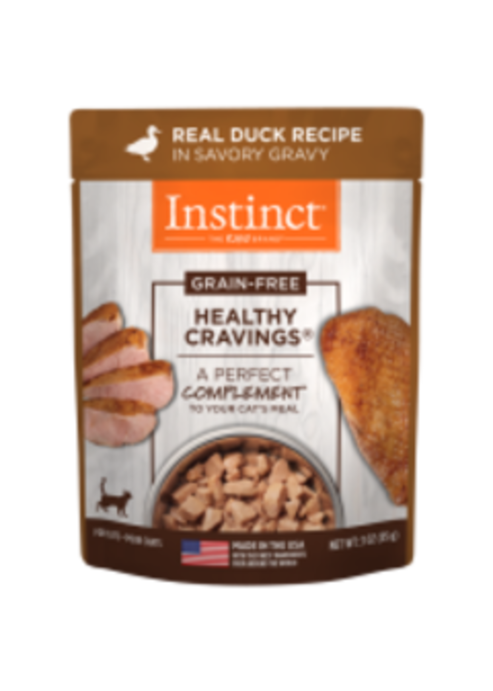 Instinct Instinct - Healthy Cravings GF Pouches Duck Cat 3oz