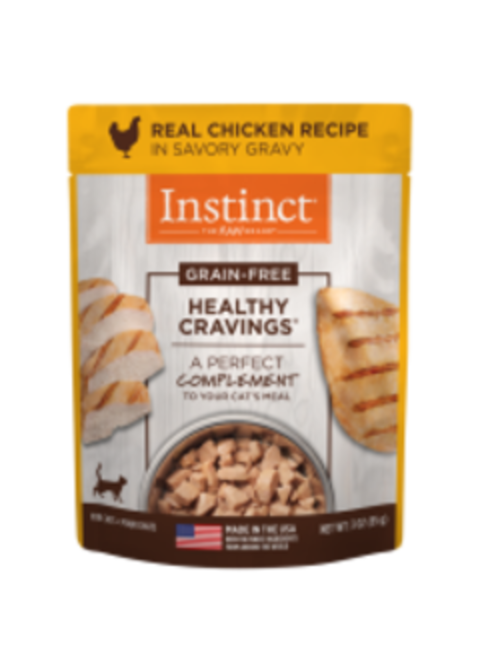 Instinct Instinct - Healthy Cravings GF Pouches Chicken Cat 3oz