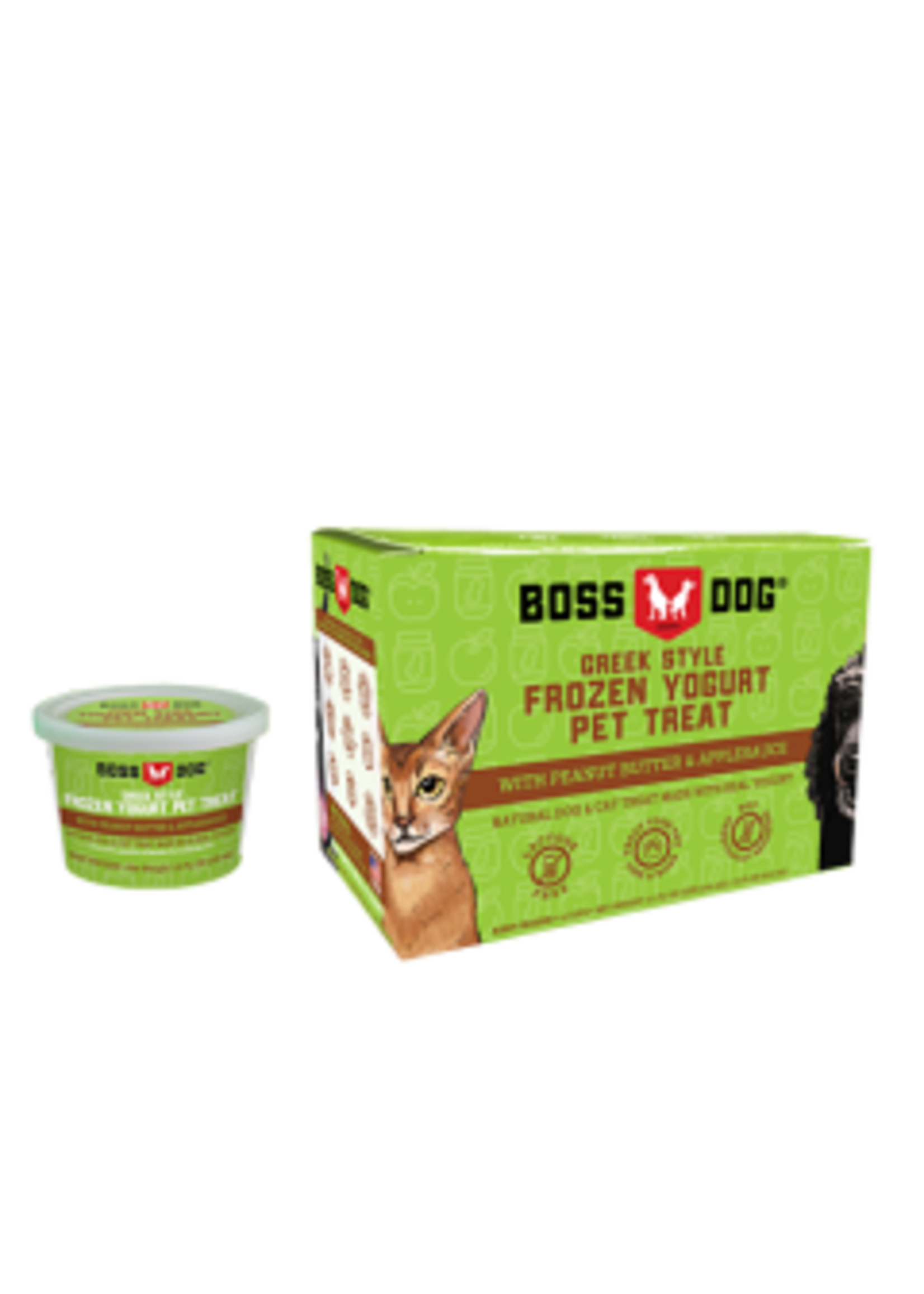 Boss Dog Boss Dog - Frozen Yogurt Peanut Butter & Apple Sauce 104ml