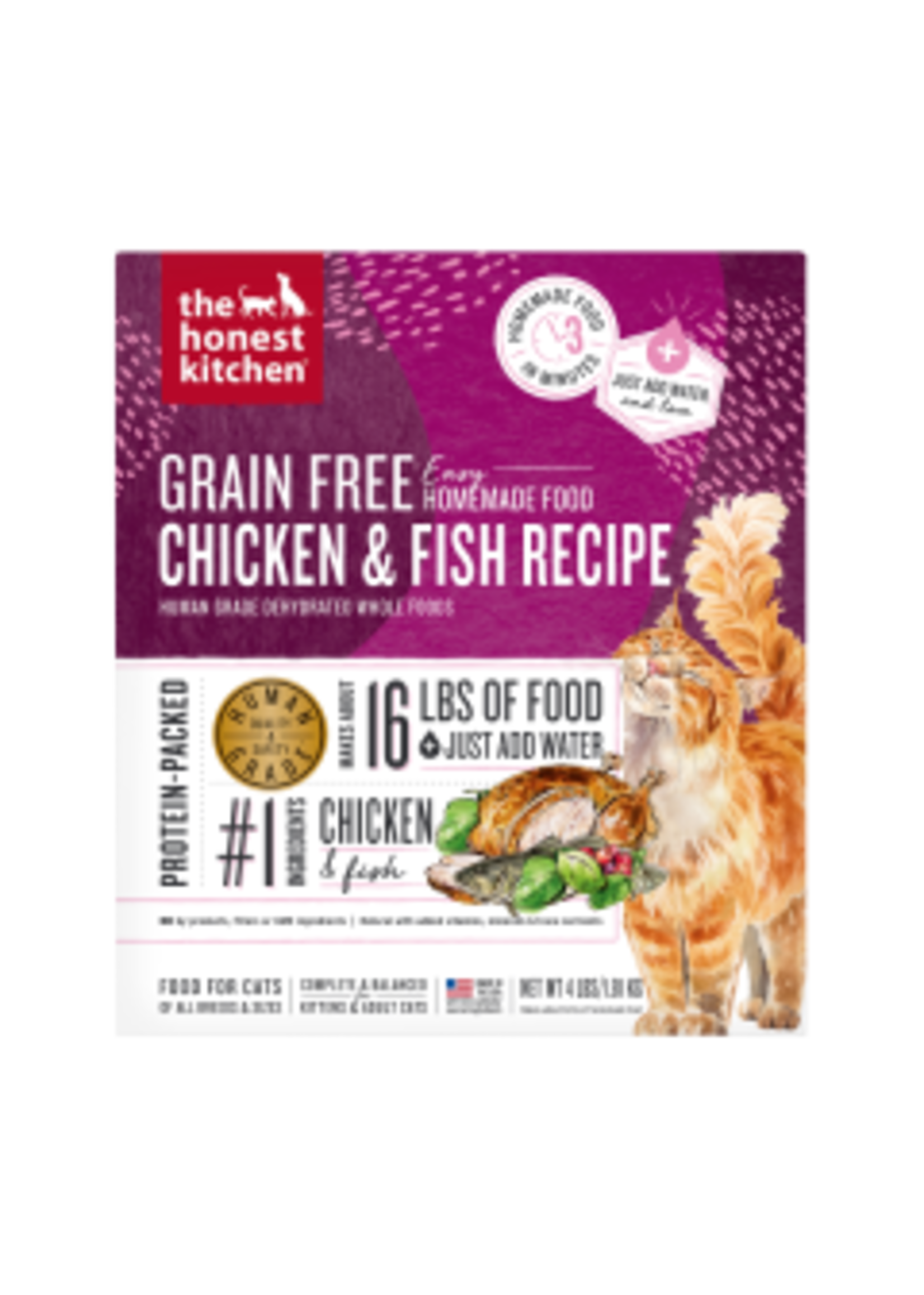 The Honest Kitchen The Honest Kitchen - Cat Dehydrated GF Chicken & Whitefish 4 lb