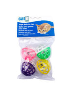 Catit Catit - Krazy Rollers Cat Toy Jingle Balls 4pc