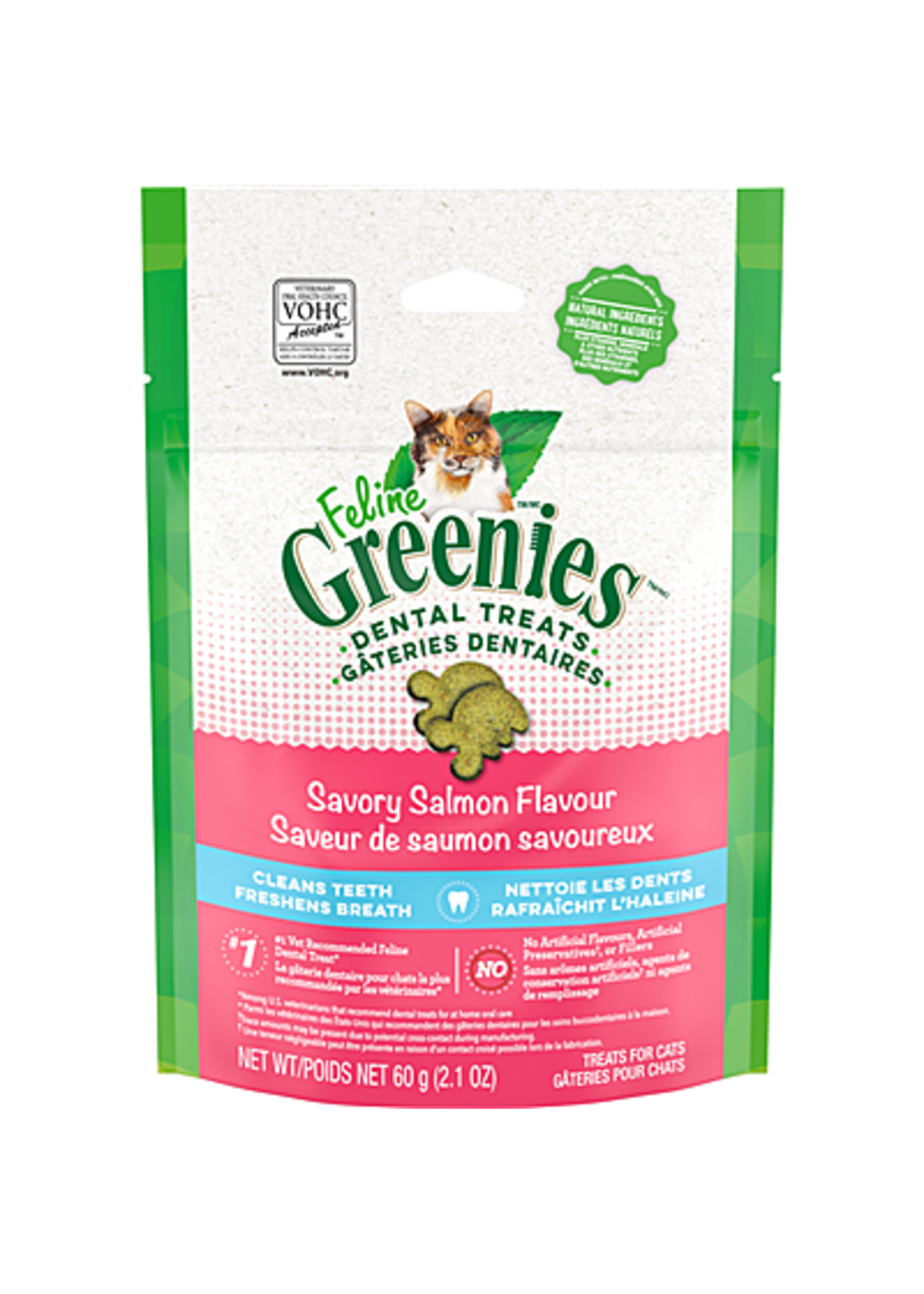 Greenies Greenies - Dental Savory Salmon Cat 2.1oz