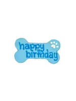 Bosco & Roxy's Bosco & Roxy's - 6" Happy Birthday Bone Blue