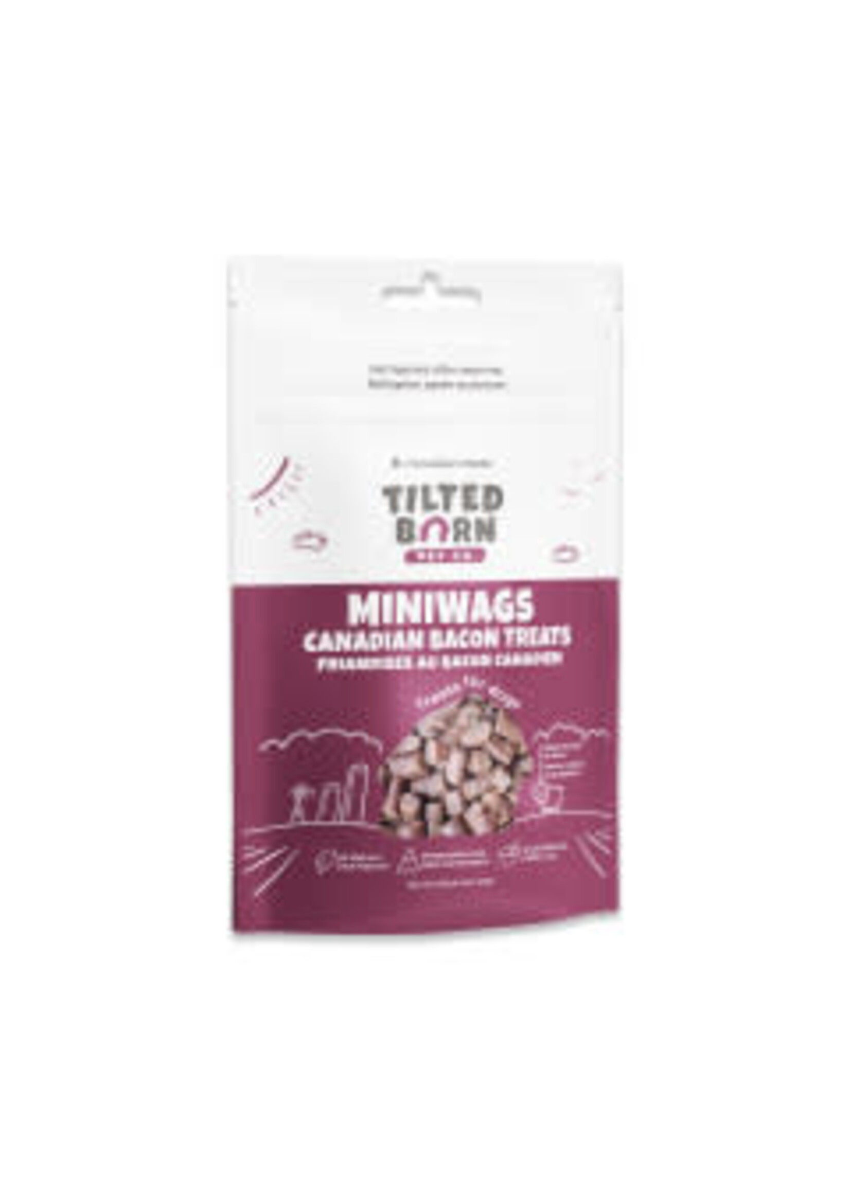 Tilted Barn Tilted Barn - Miniwags Canadian Bacon Treats 100g