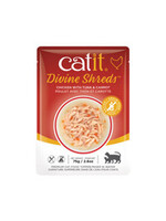 Catit Catit - Devine Shreds Chicken w/ Tuna & Carrrot Cat 75g