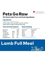 Pets Go Raw Pets Go Raw - Lamb 24lb