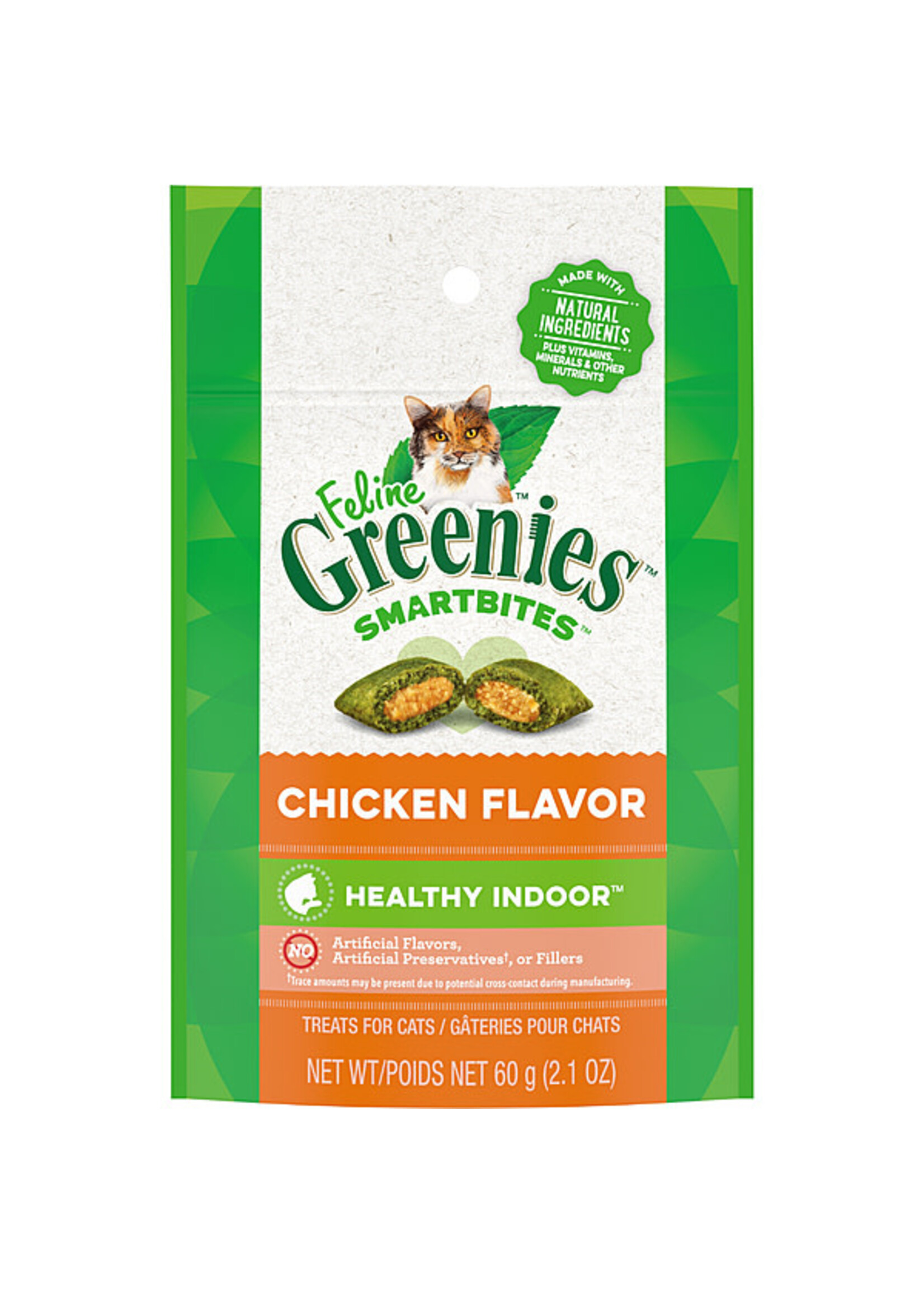 Greenies Greenies - Smartbites Healthy Indoor Chicken2.1oz