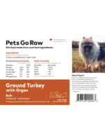 Pets Go Raw Pets Go Raw - Ground Turkey w/ Organ Meat 25lb
