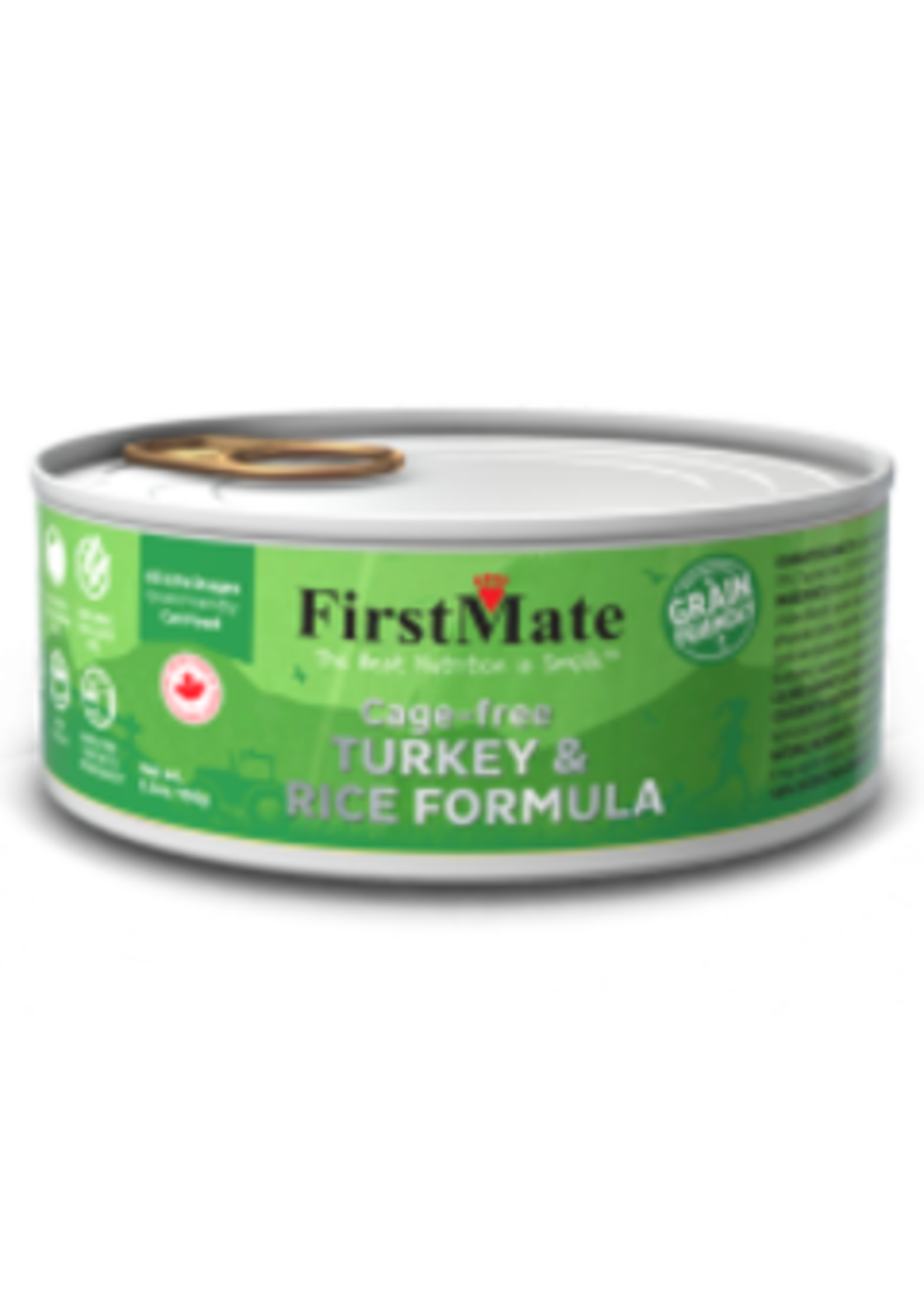 FirstMate FirstMate -GFriendly Cage Free Turkey/Rice Cat 5.5oz