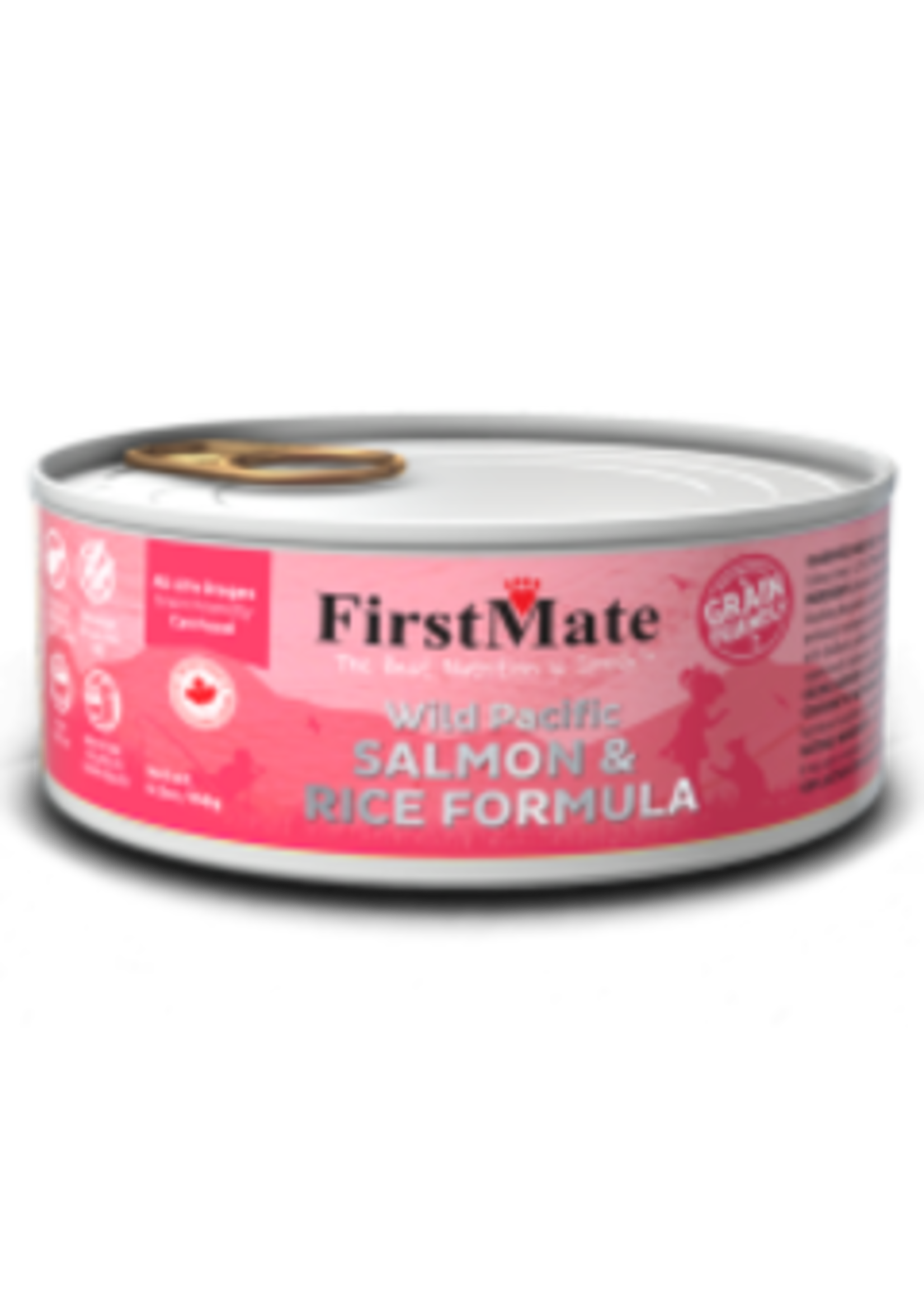 FirstMate FirstMate -GFriendly Wild Salmon/Rice Cat 5.5oz