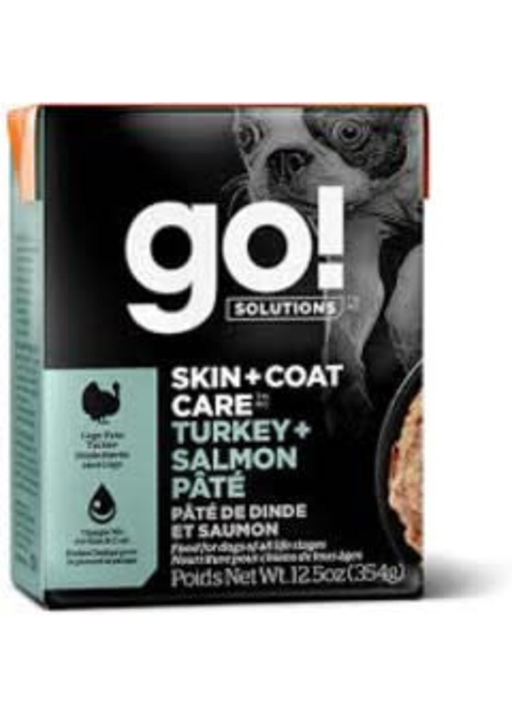 GO! Go! - Skin & Coat Turkey & Salmon Pate Dog 12.5oz