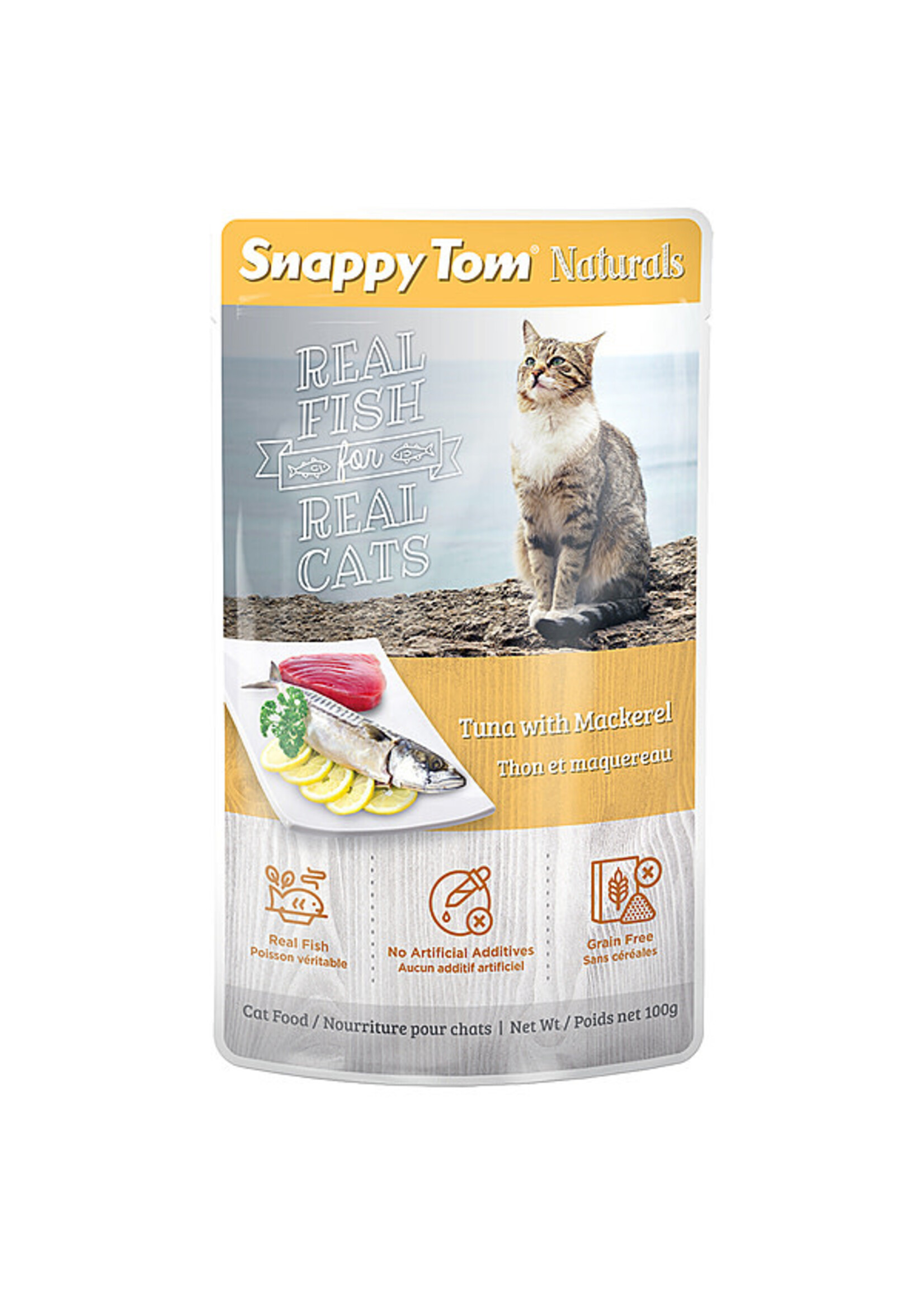 Snappy Tom Snappy Tom - Tuna with Mackerel 100g Cat