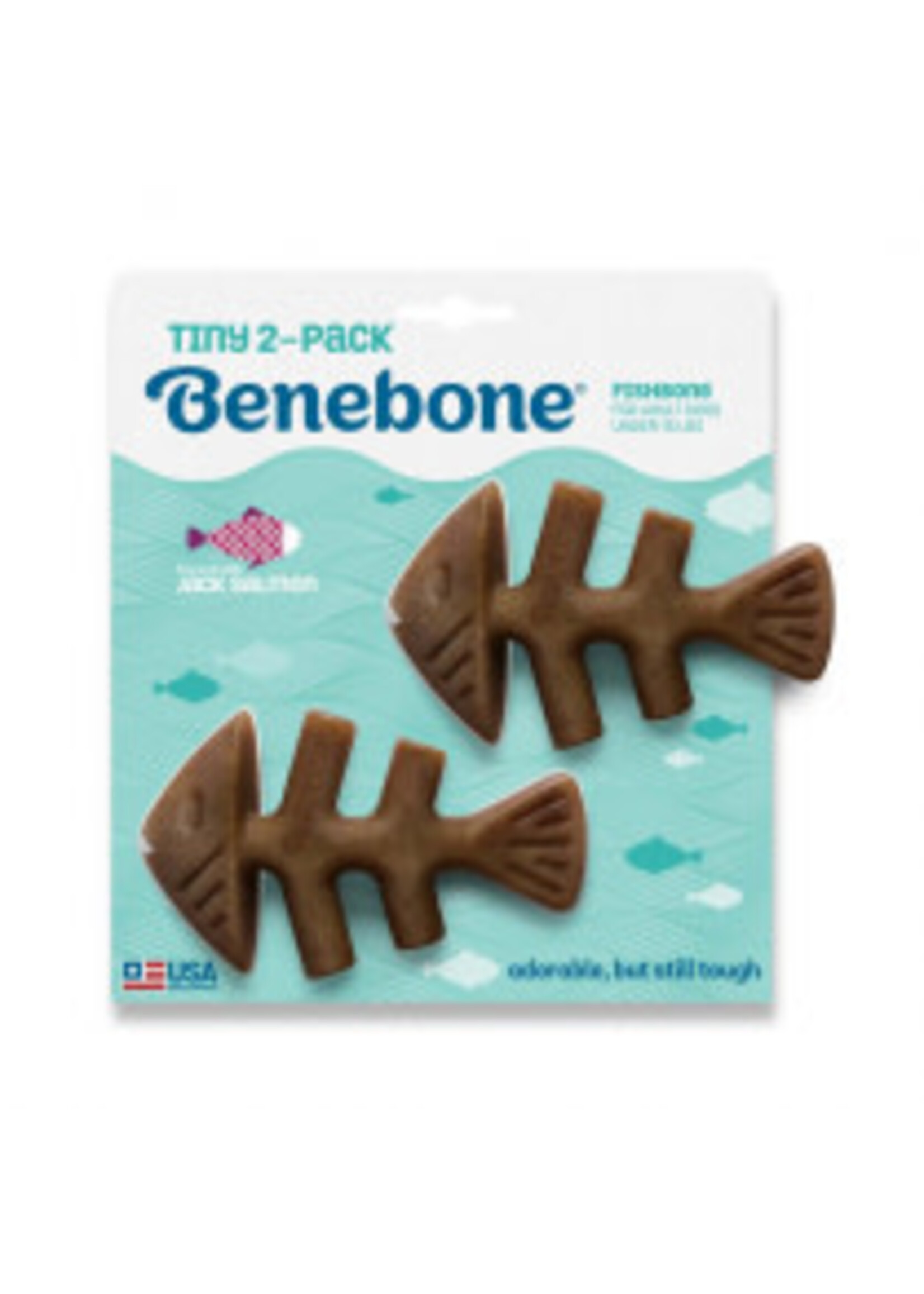 Benebone Benebone - Fishbone TINY 2pk