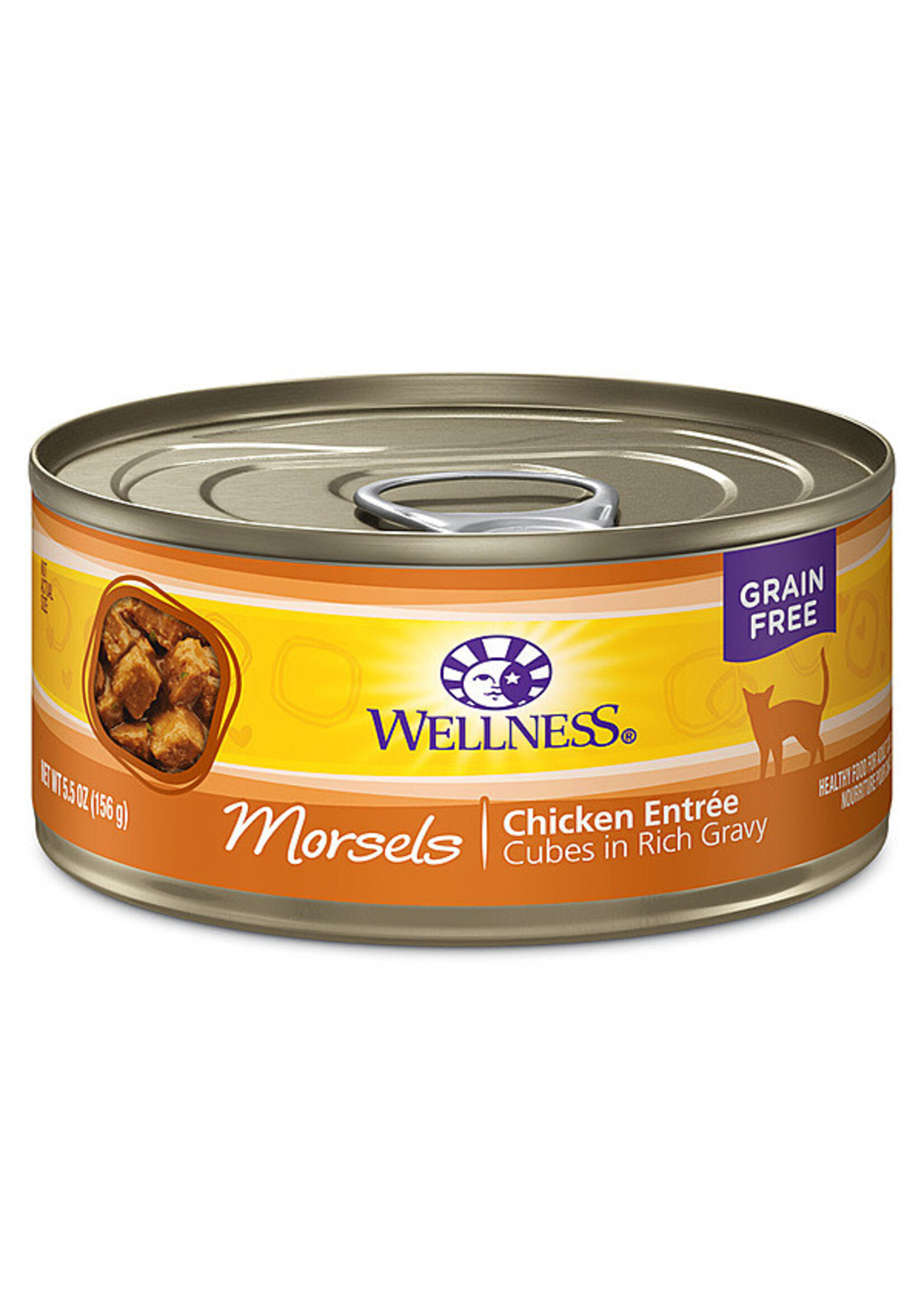 Wellness Wellness - Morsels Chicken Entree Cubes Gravy 5.5oz Cat