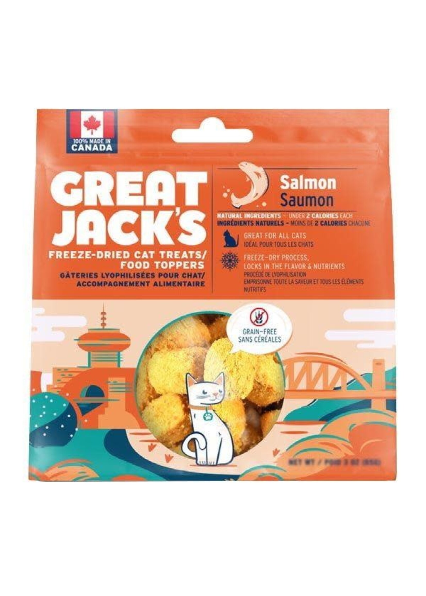 Great Jacks Great Jack's - Freeze Dried Cat Treats Salmon