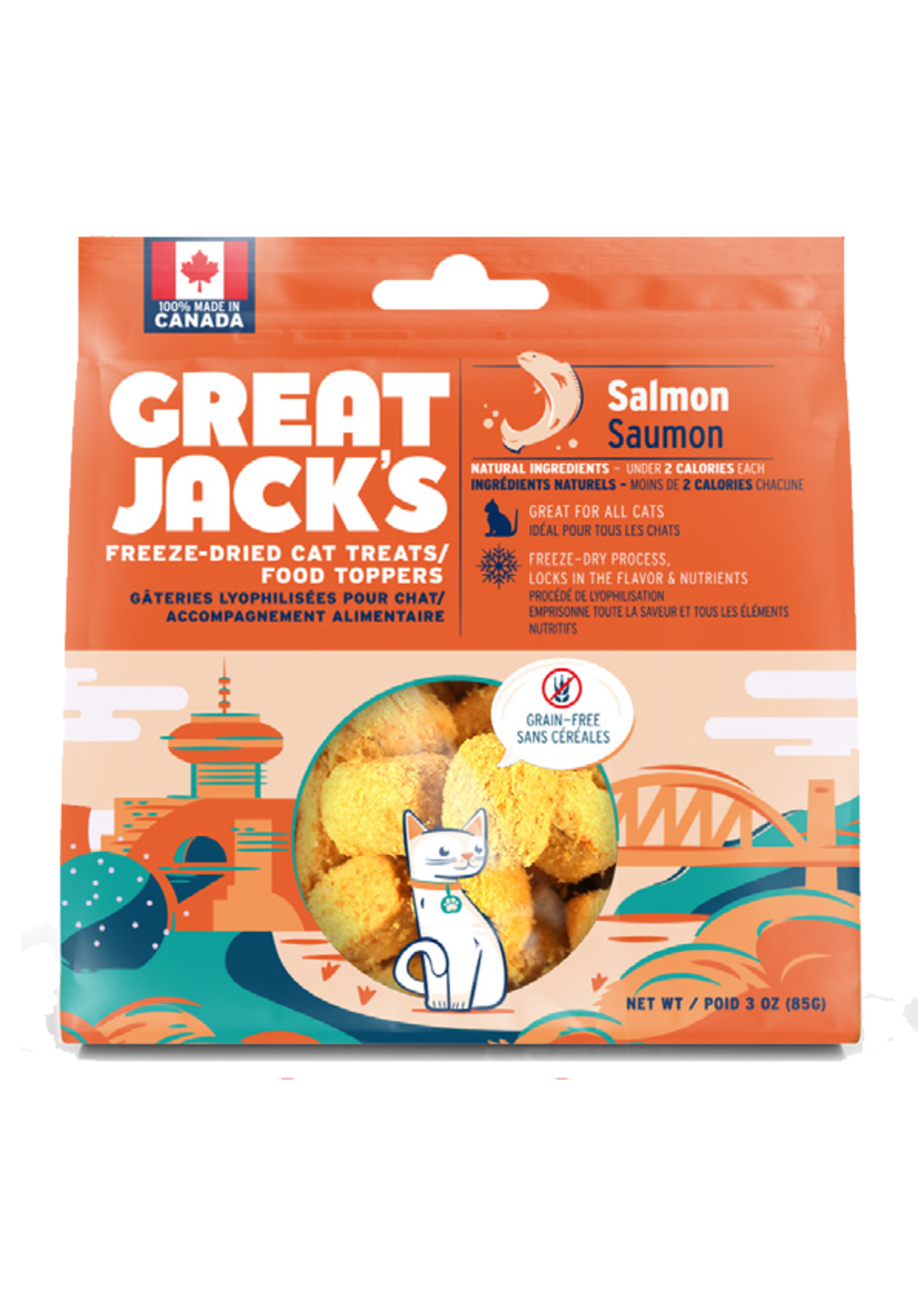 Great Jacks Great Jack's - Freeze Dried Cat Treats Salmon