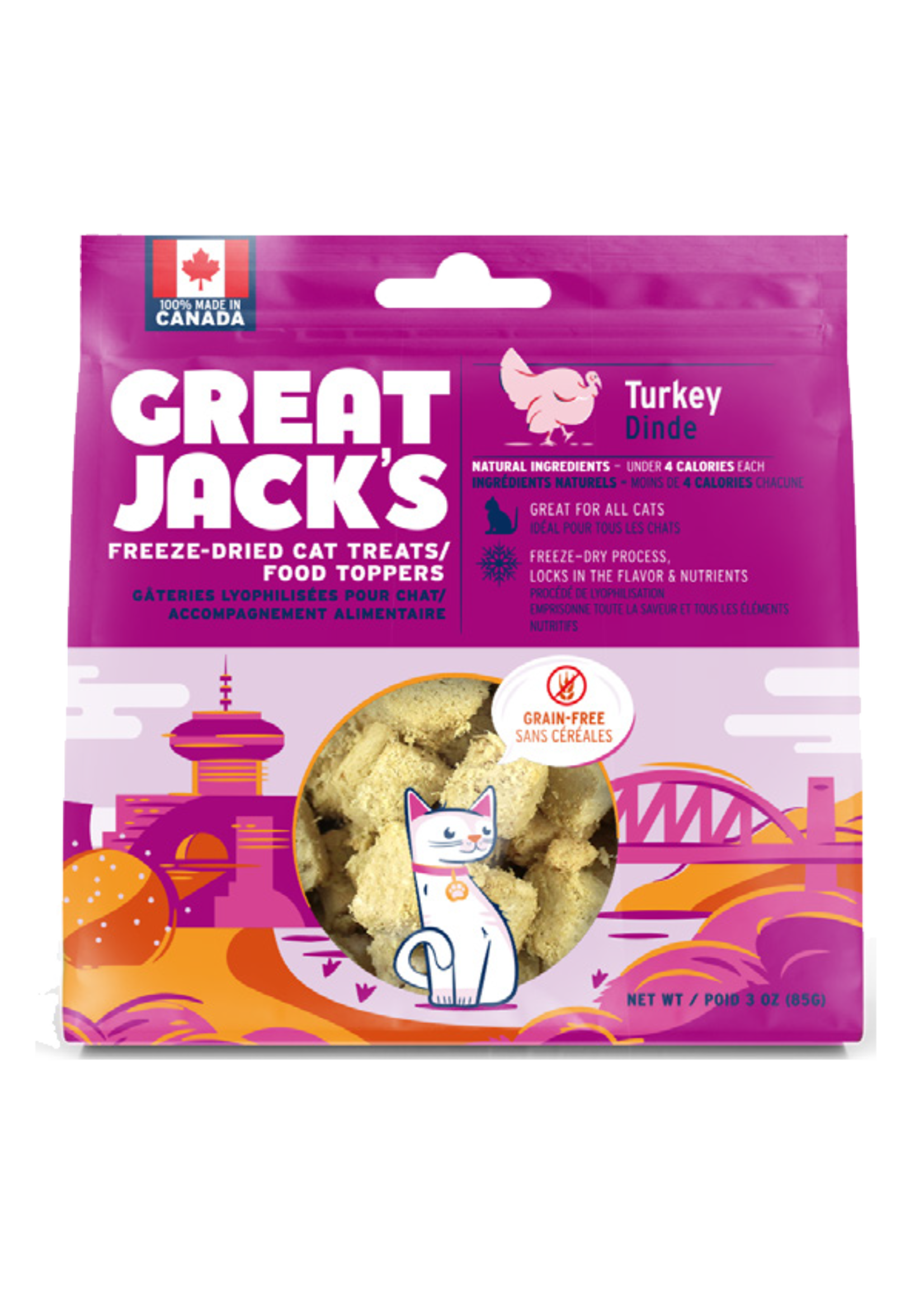 Great Jacks Great Jack's - Freeze Dried Cat Treats Turkey