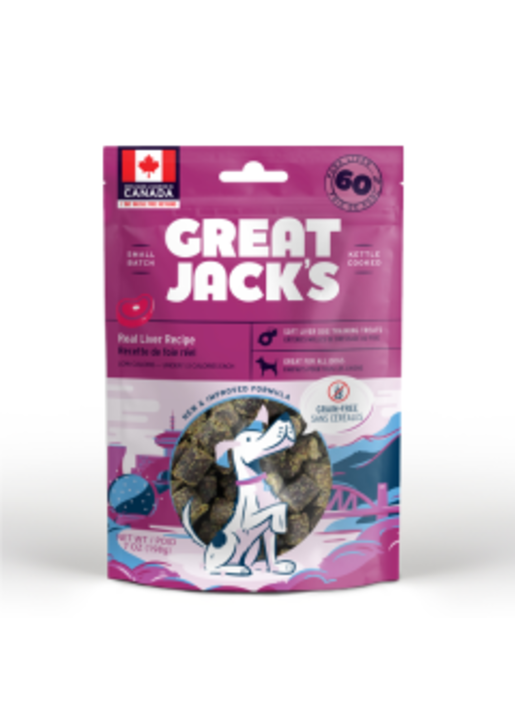 Great Jacks Great Jack's - GF Liver Dog Treats 198g