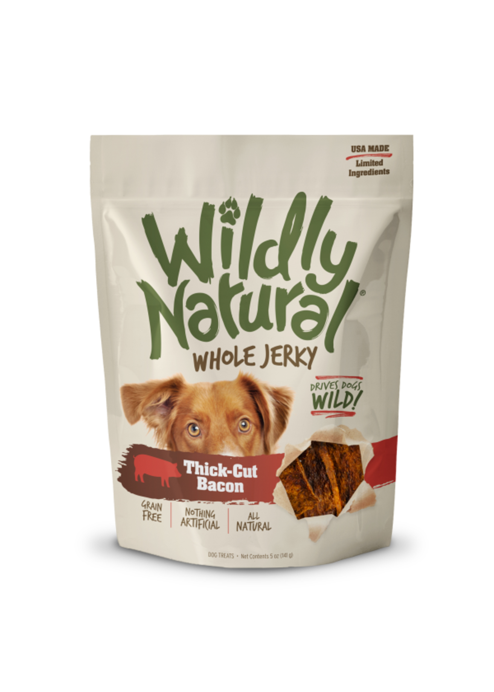 Wildly Natural Wildly Natural - Whole Jerky Strips Thick Cut Bacon 141 g