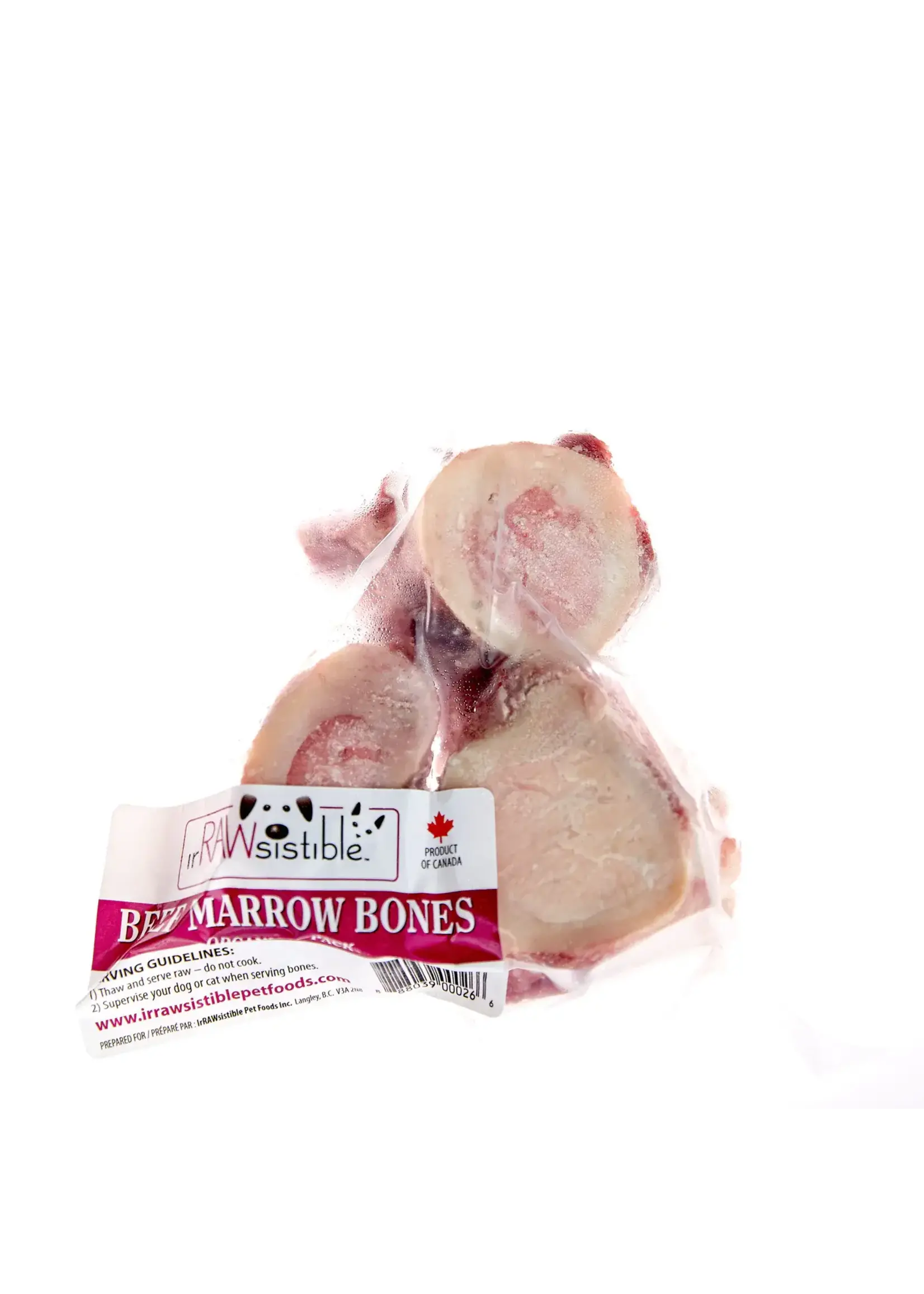 Irrawsistible Irrawsistible - Organic Beef Marrow Bones 3pk 1.75"