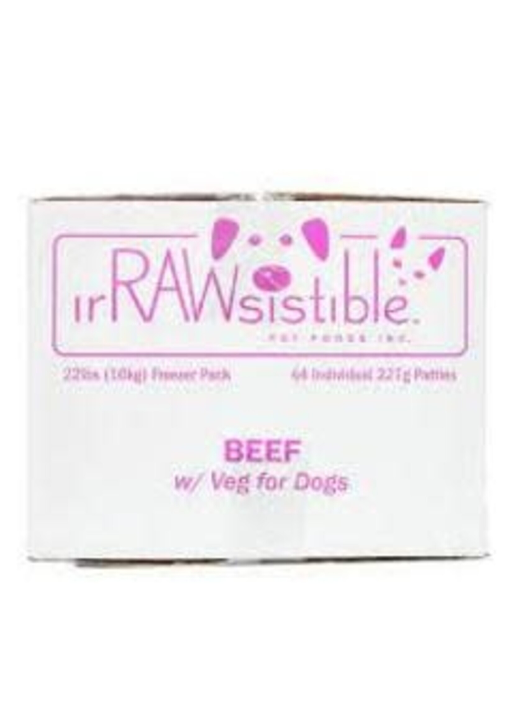 Irrawsistible Irrawsistible - Beef w/Veg 10kg (22lb)