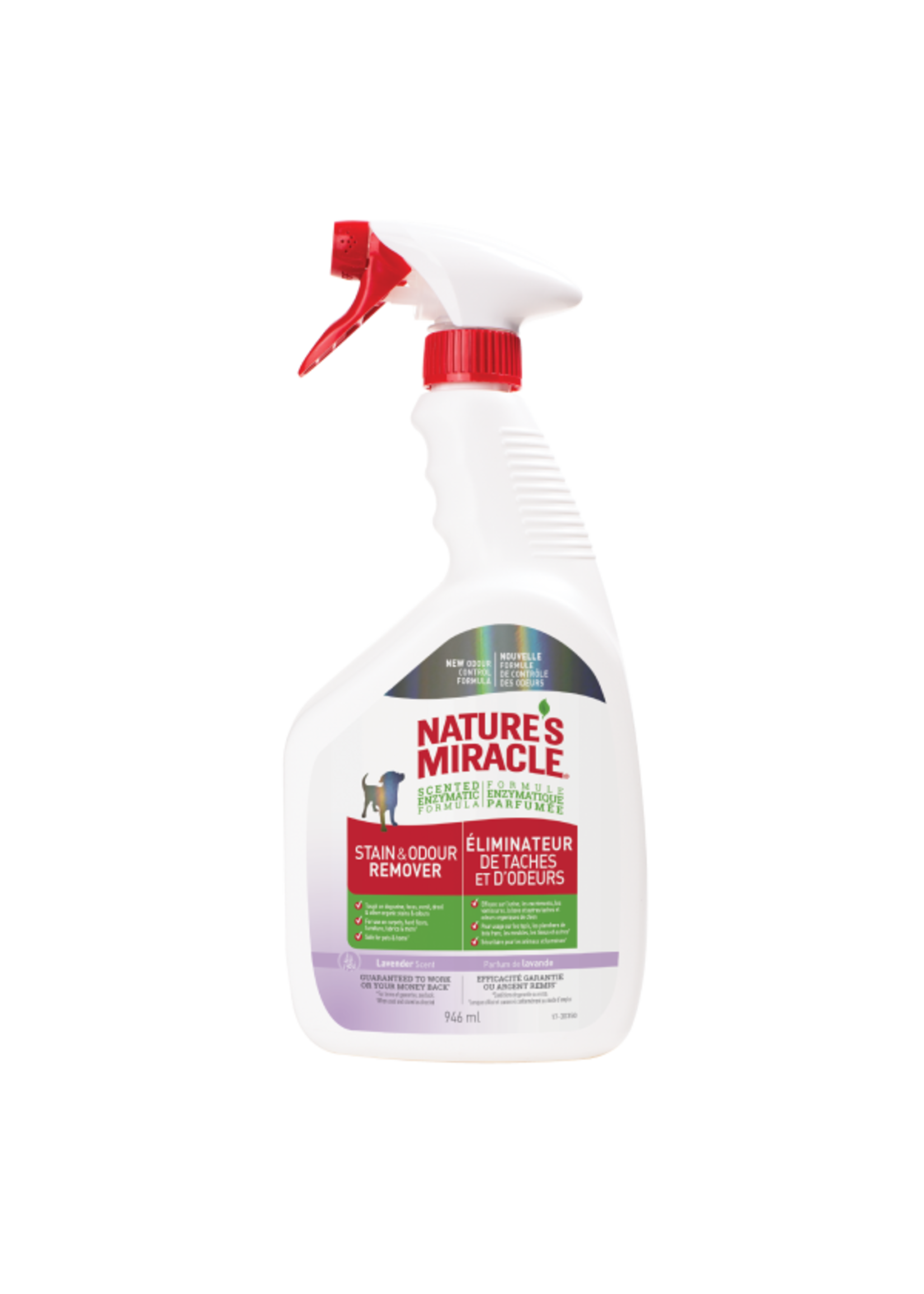 Nature's Miracle Natures Miracle - Dog Stain & Odour Remover Spray Lavender Scent 946 mL