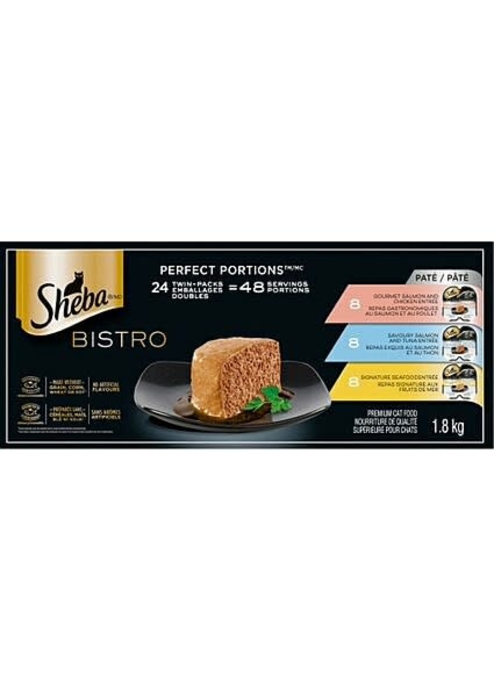 Sheba Sheba - Salmon & Chicken/Salmon & Tuna/Seafood VP 3x24/75GM | Cat