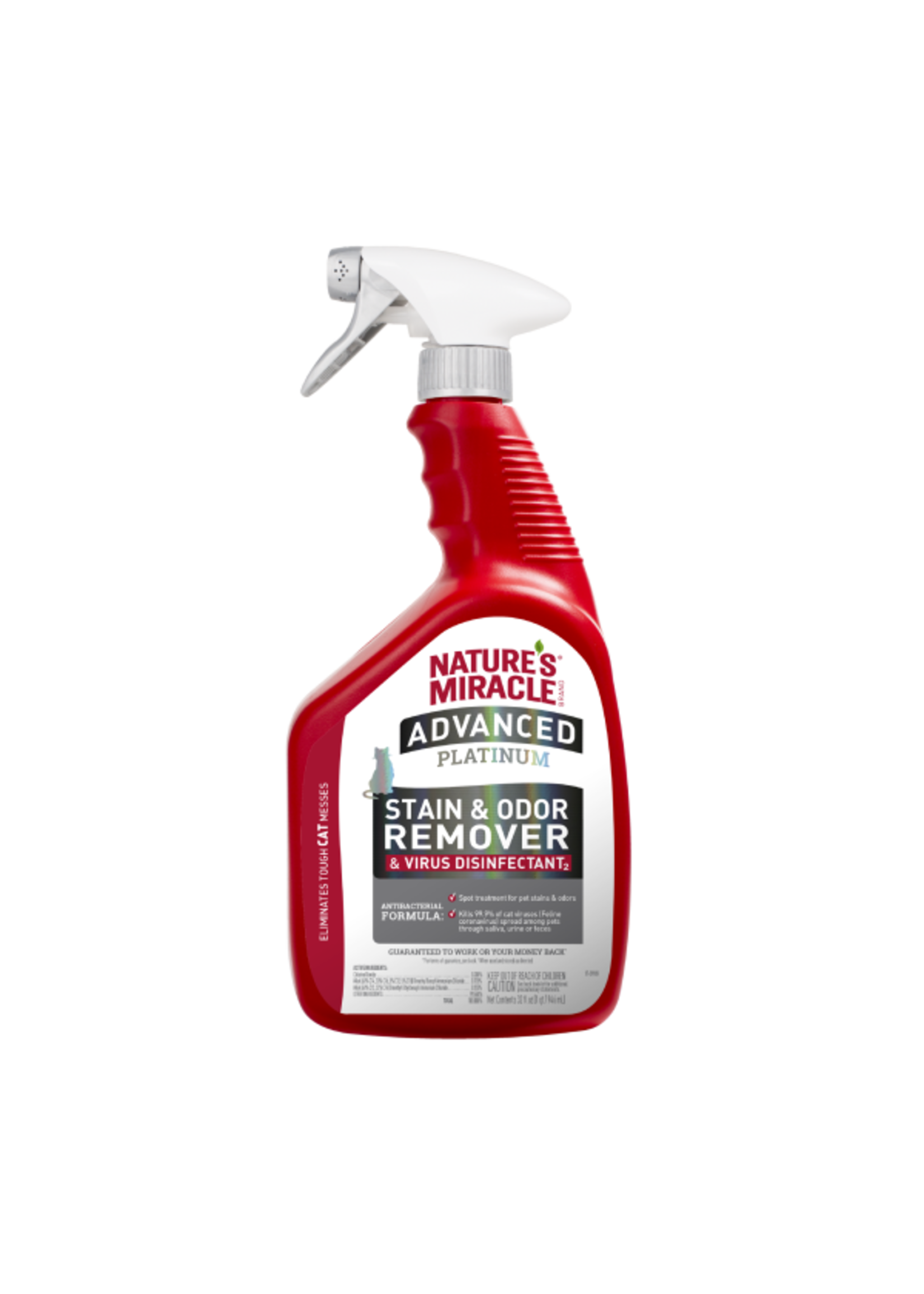 Nature's Miracle Natures Miracle - Cat Advanced Platinum Stain Odour & Virus Disnfct 32 oz